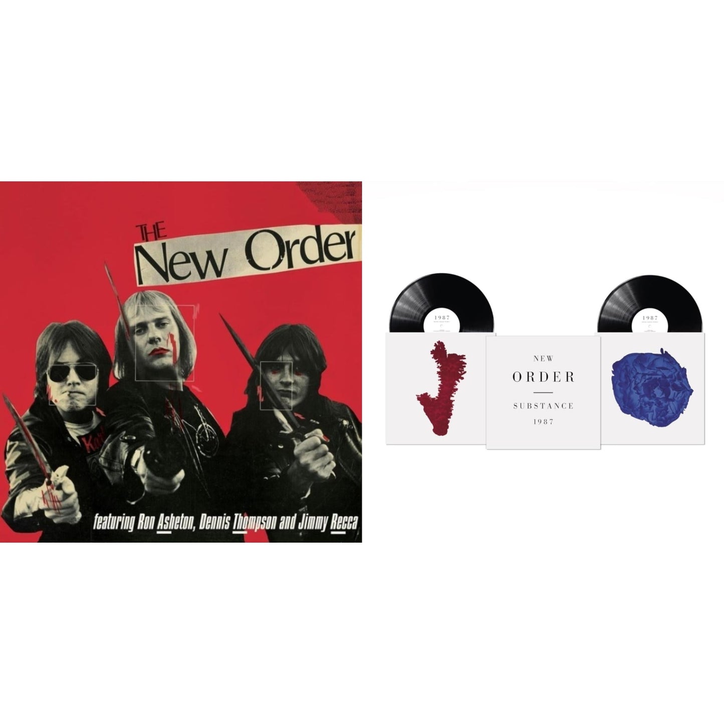 New Order - New Order (Marble LP Vinyl) & Substance (2023 Reissue) (2LP)