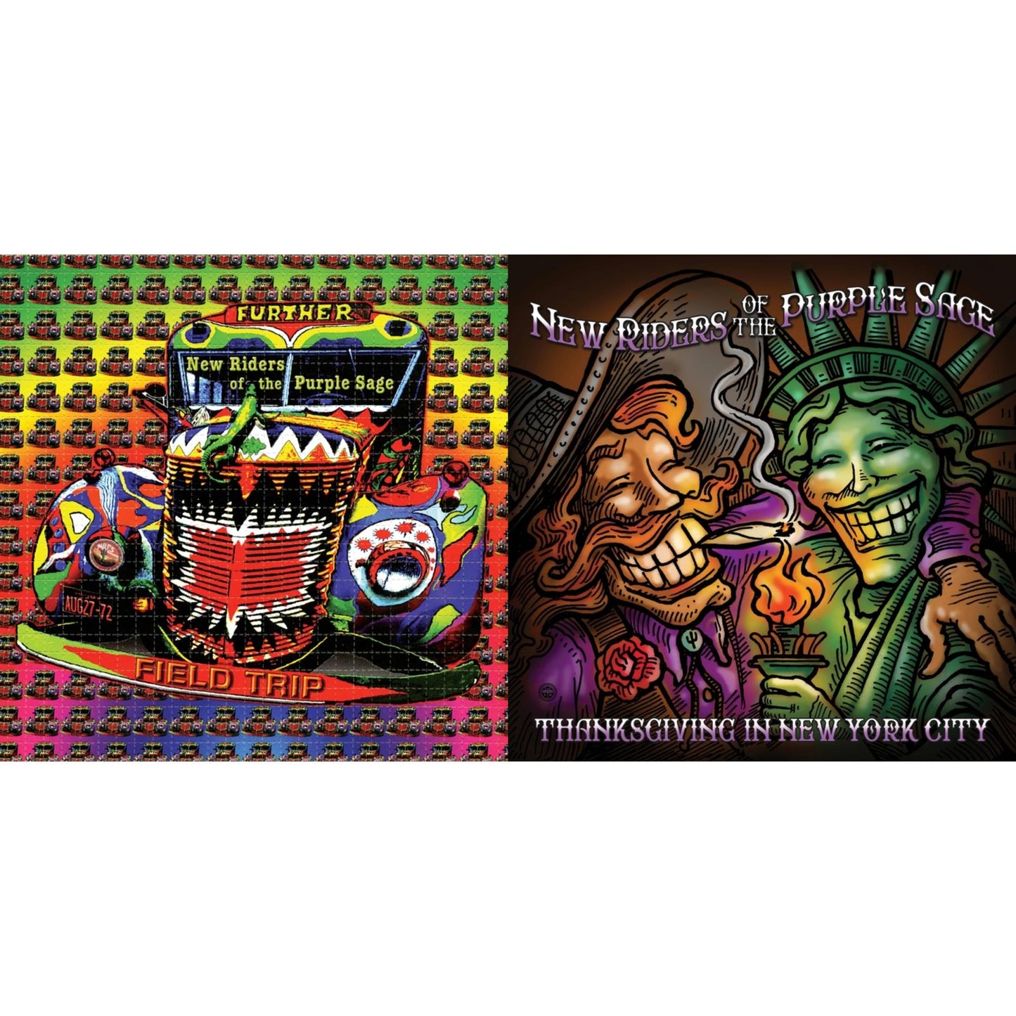 New Riders Of The Purple Sage - Thanksgiving In New York City & Field Trip - LP Vinyl Bundle