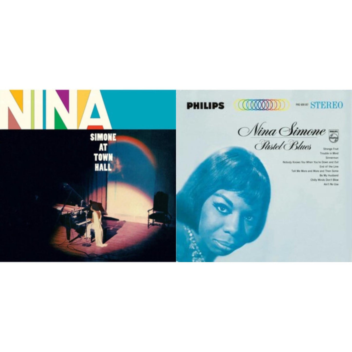 Nina Simone - Pastel Blues & At Town Hall - LP Vinyl Bundle