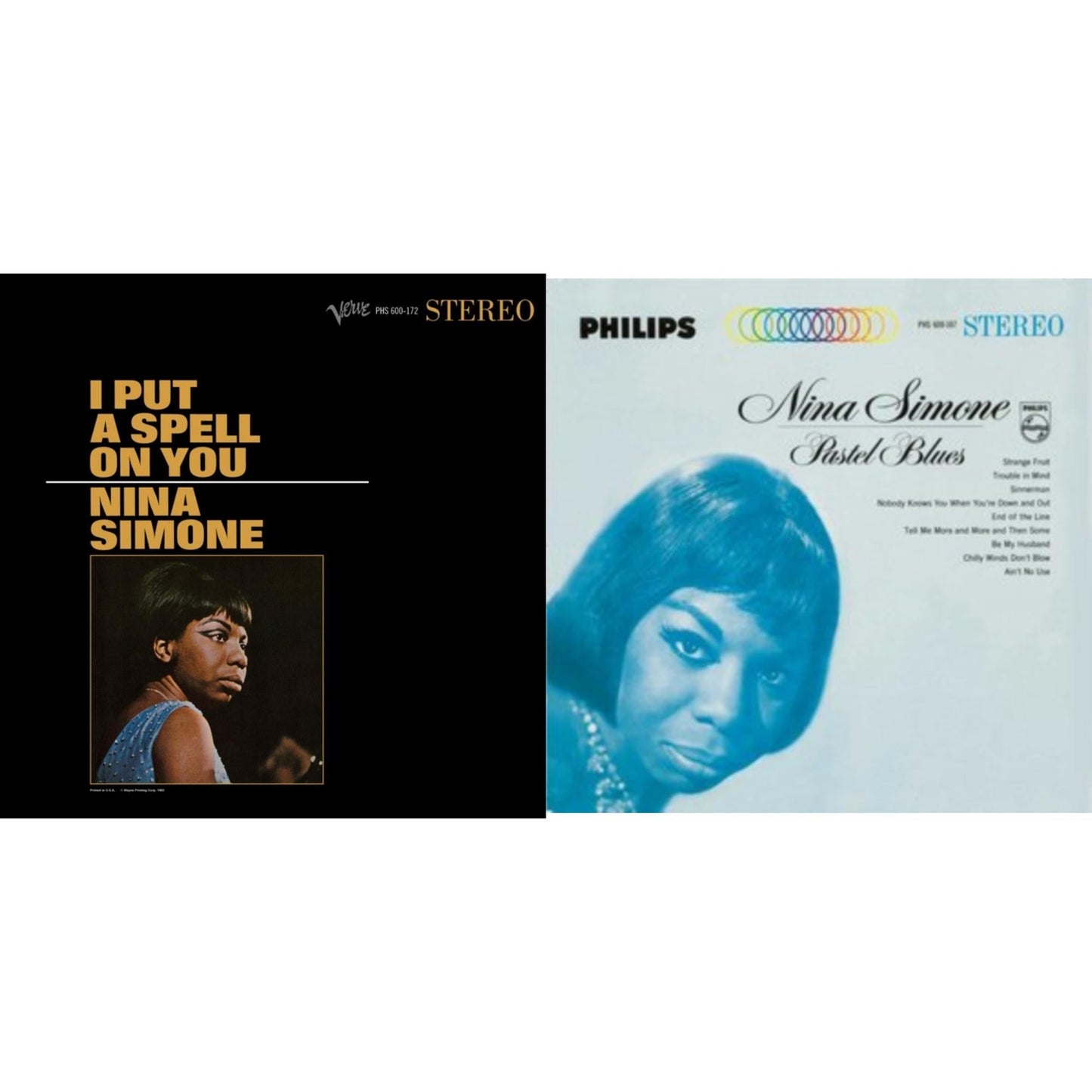 Nina Simone - I Put A Spell On You & Pastel Blues - LP Vinyl Bundle