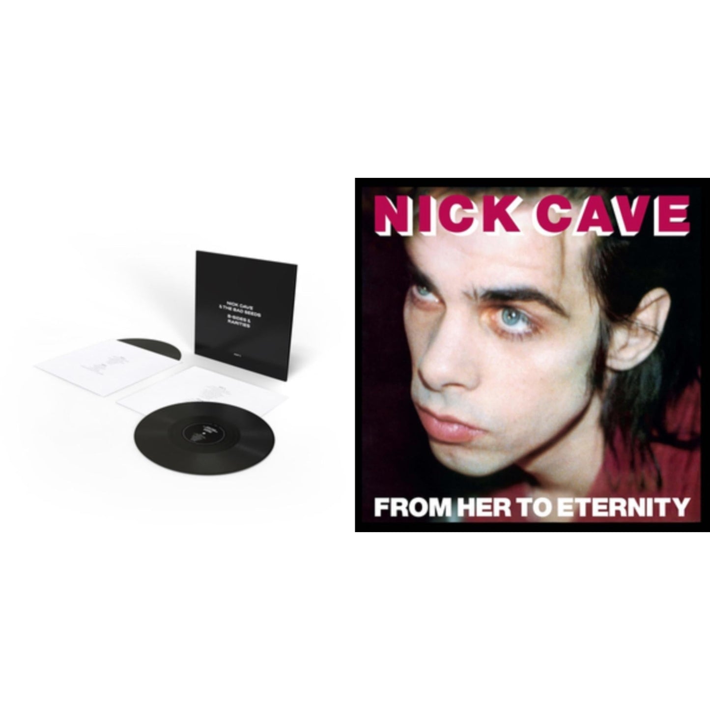 Nick & The Bad Seeds Cave - B-Sides & Rarities (Part Ii) & From Her To Eternity - LP Vinyl Bundle