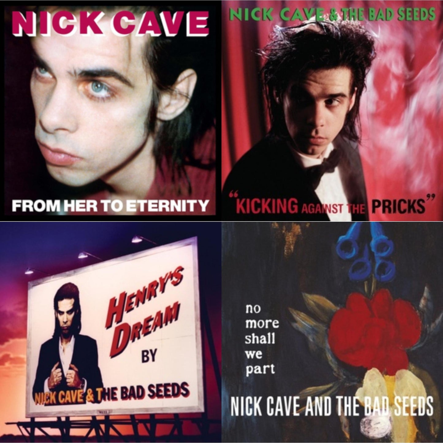 Nick & The Bad Seeds Cave - From Her To Eternity & Kicking Against The Pricks & Henry's Dream & No More Shall We Part (2LP)