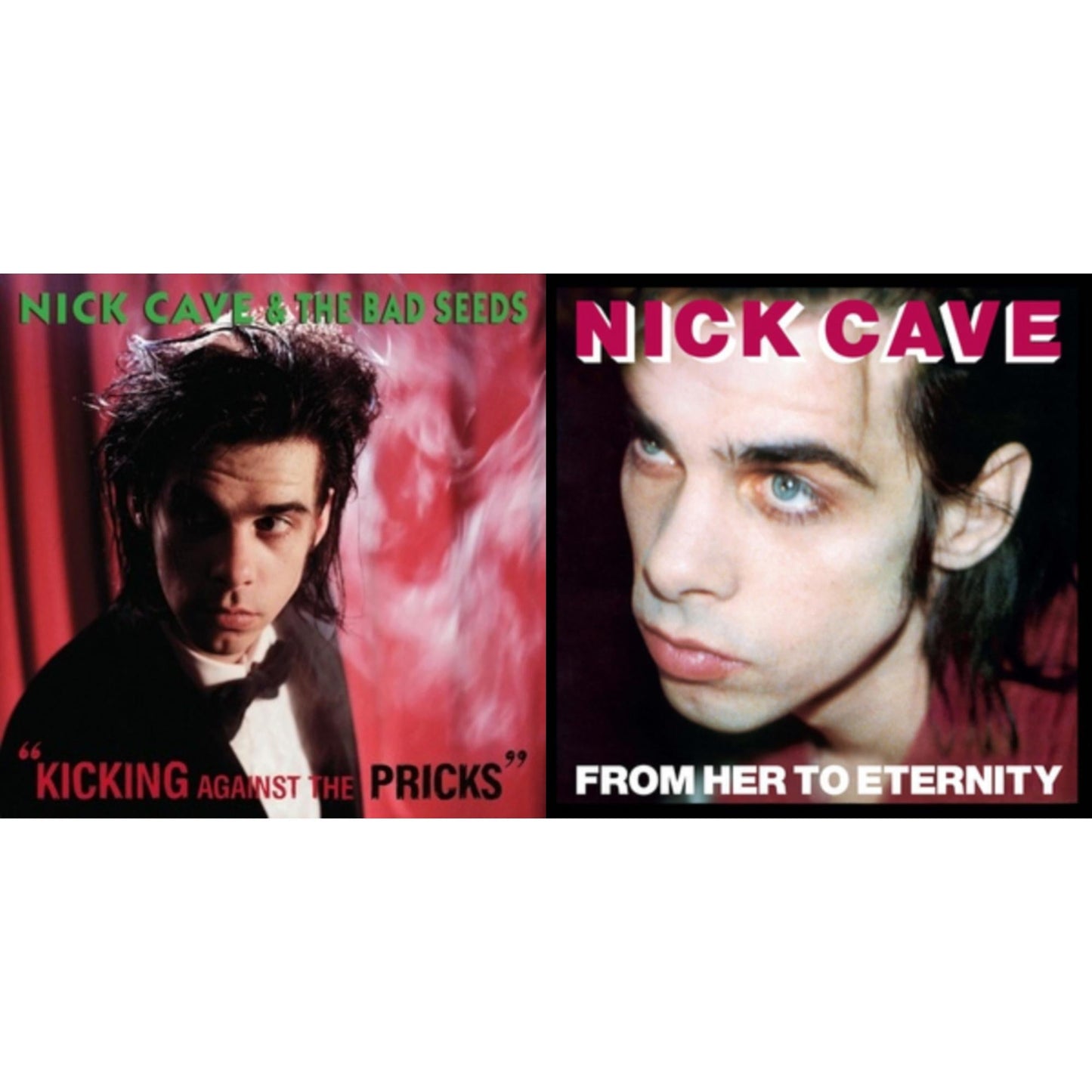 Nick & The Bad Seeds Cave - From Her To Eternity & Kicking Against The Pricks - LP Vinyl Bundle