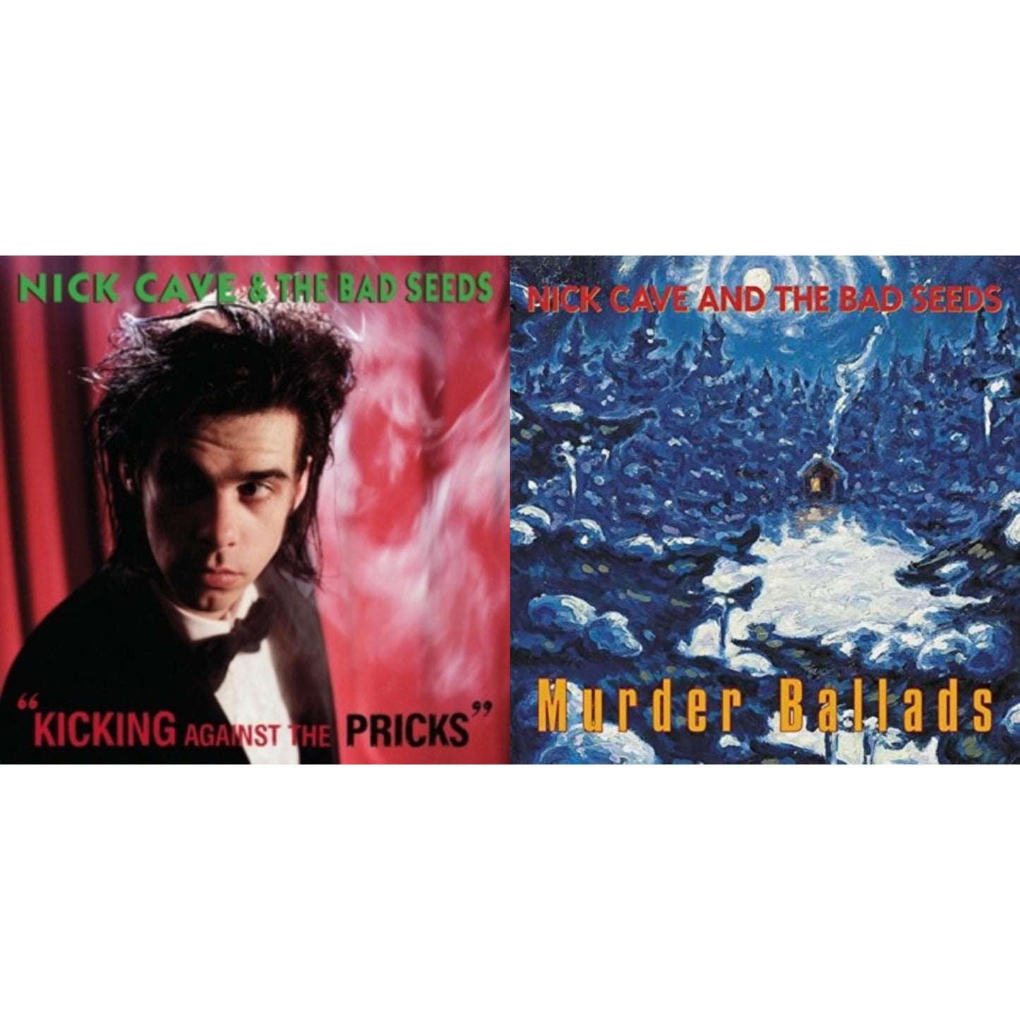 Nick & The Bad Seeds Cave - Kicking Against The Pricks & Murder Ballads (X) - LP Vinyl Bundle