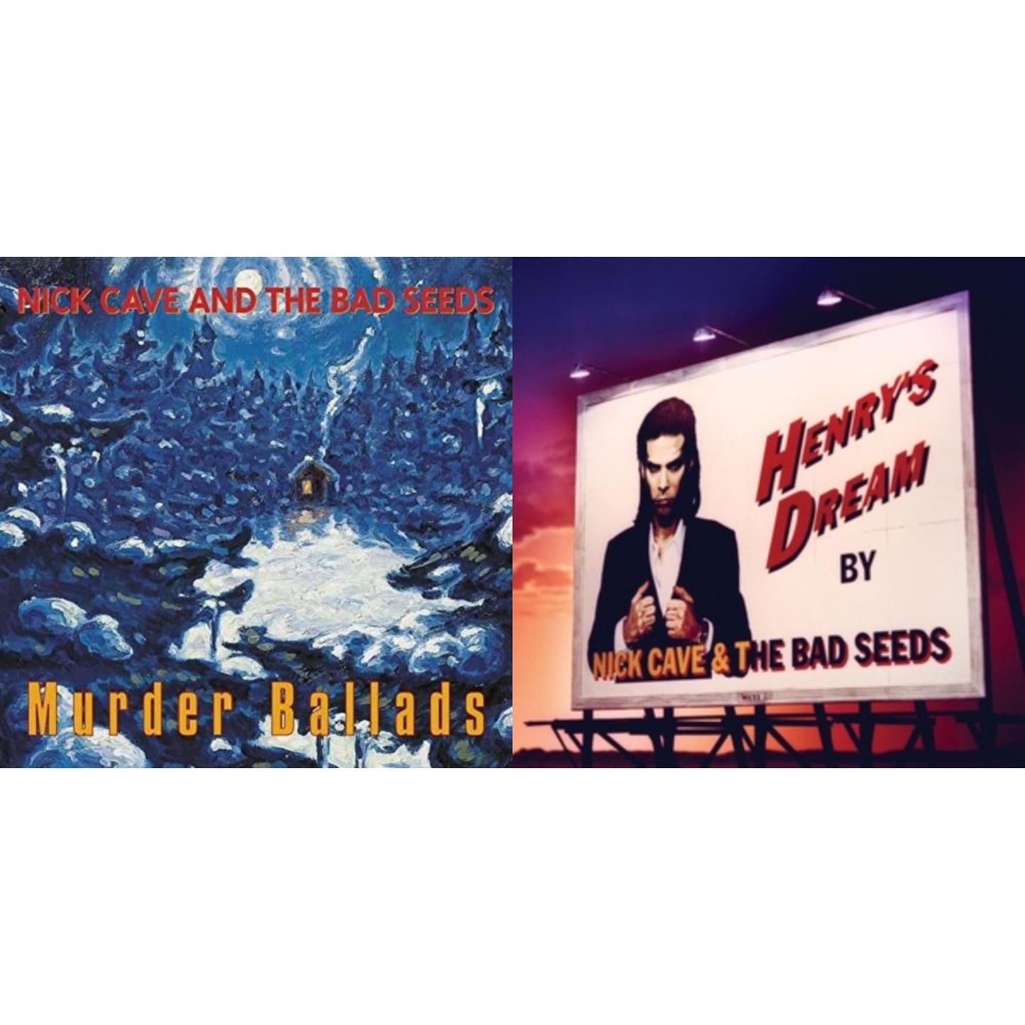 Nick & The Bad Seeds Cave - Henry's Dream & Murder Ballads (X) - LP Vinyl Bundle
