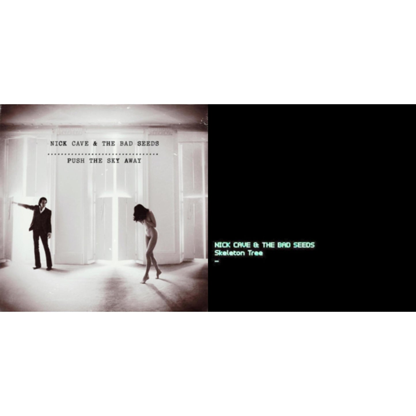 Nick & The Bad Seeds Cave - Push The Sky Away & Skeleton Tree (Dl Card) - LP Vinyl Bundle
