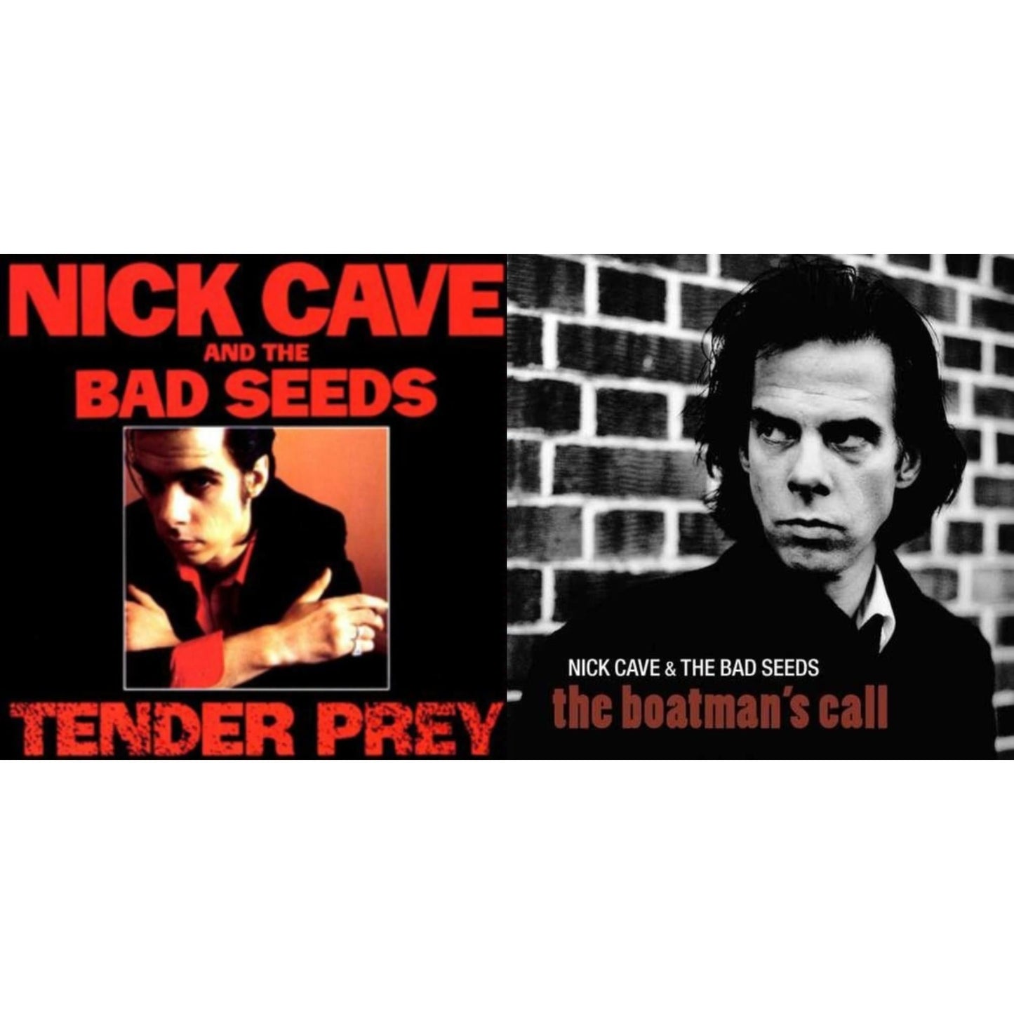 Nick & The Bad Seeds Cave - Tender Prey & Boatman's Call - LP Vinyl Bundle