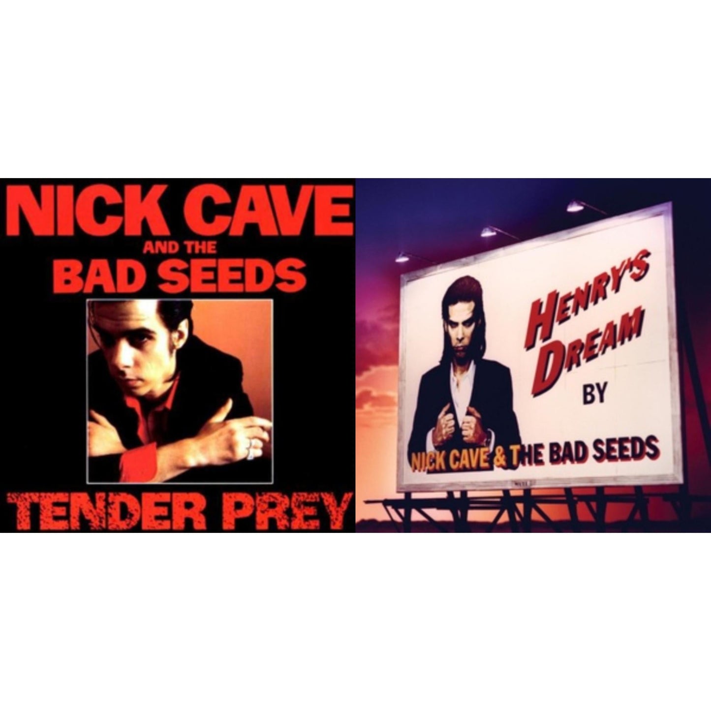 Nick & The Bad Seeds Cave - Tender Prey & Henry's Dream - LP Vinyl Bundle