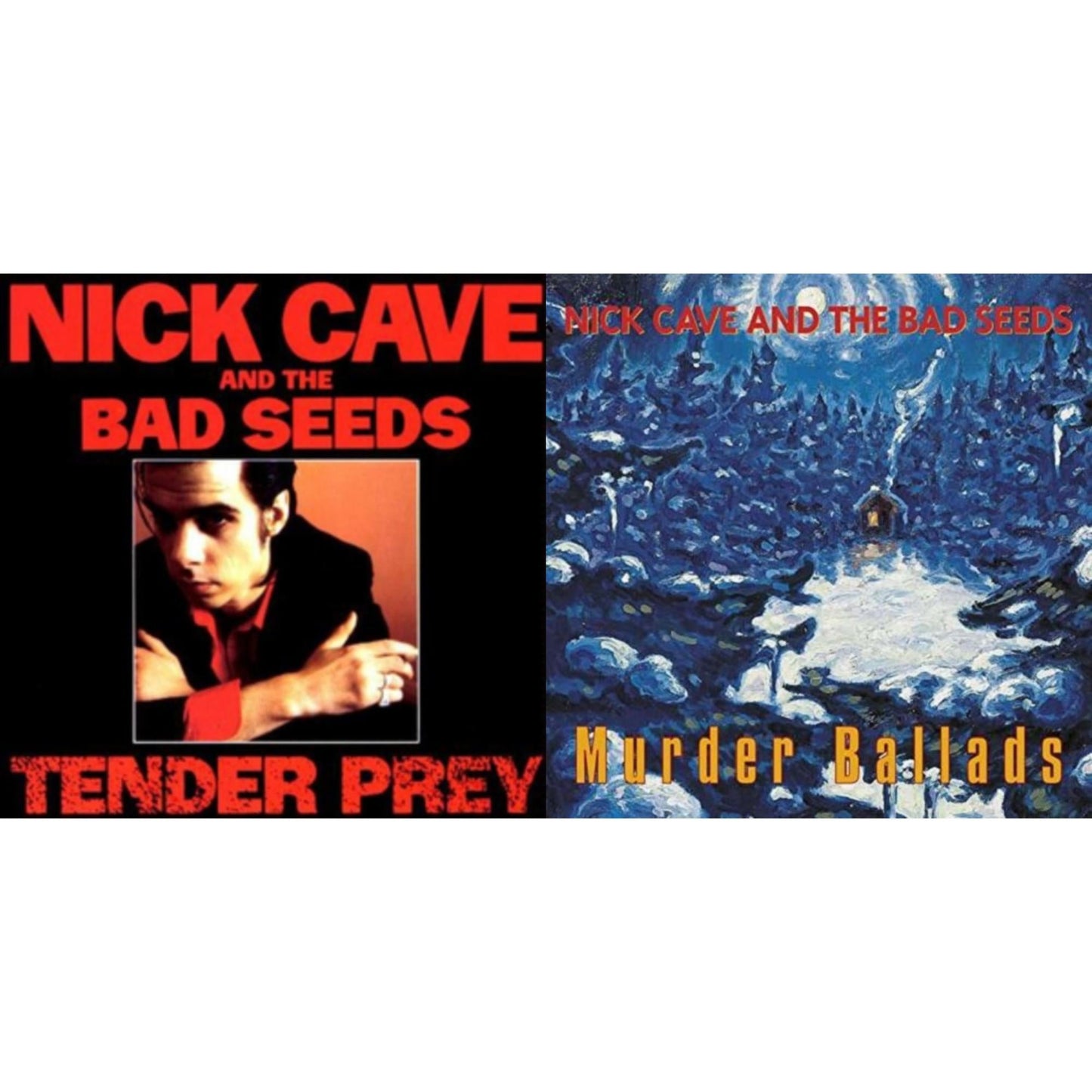 Nick & The Bad Seeds Cave - Tender Prey & Murder Ballads (X) - LP Vinyl Bundle