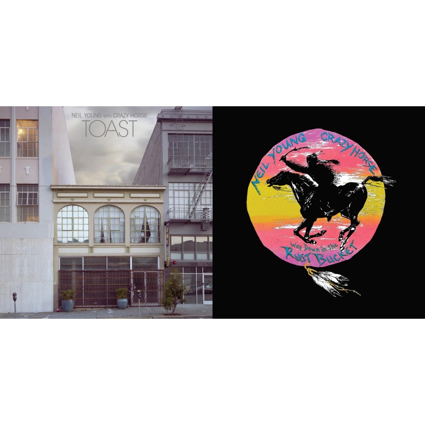 Neil & Crazy Horse Young - Toast (2LP) & Way Down In The Rust Bucket (4LP)