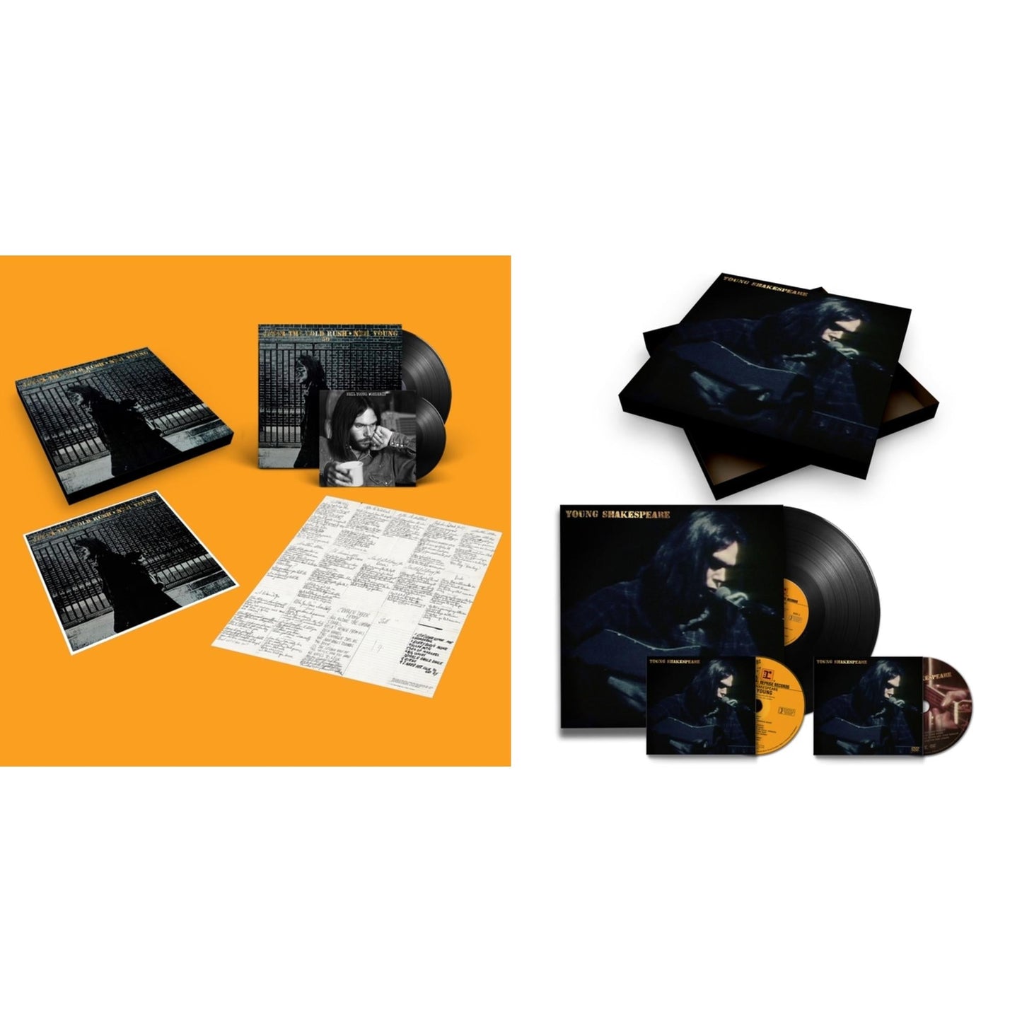 Neil Young - After The Gold Rush (50Th Anniv Ed) & Young Shakespeare (Deluxe) - LP Vinyl Bundle