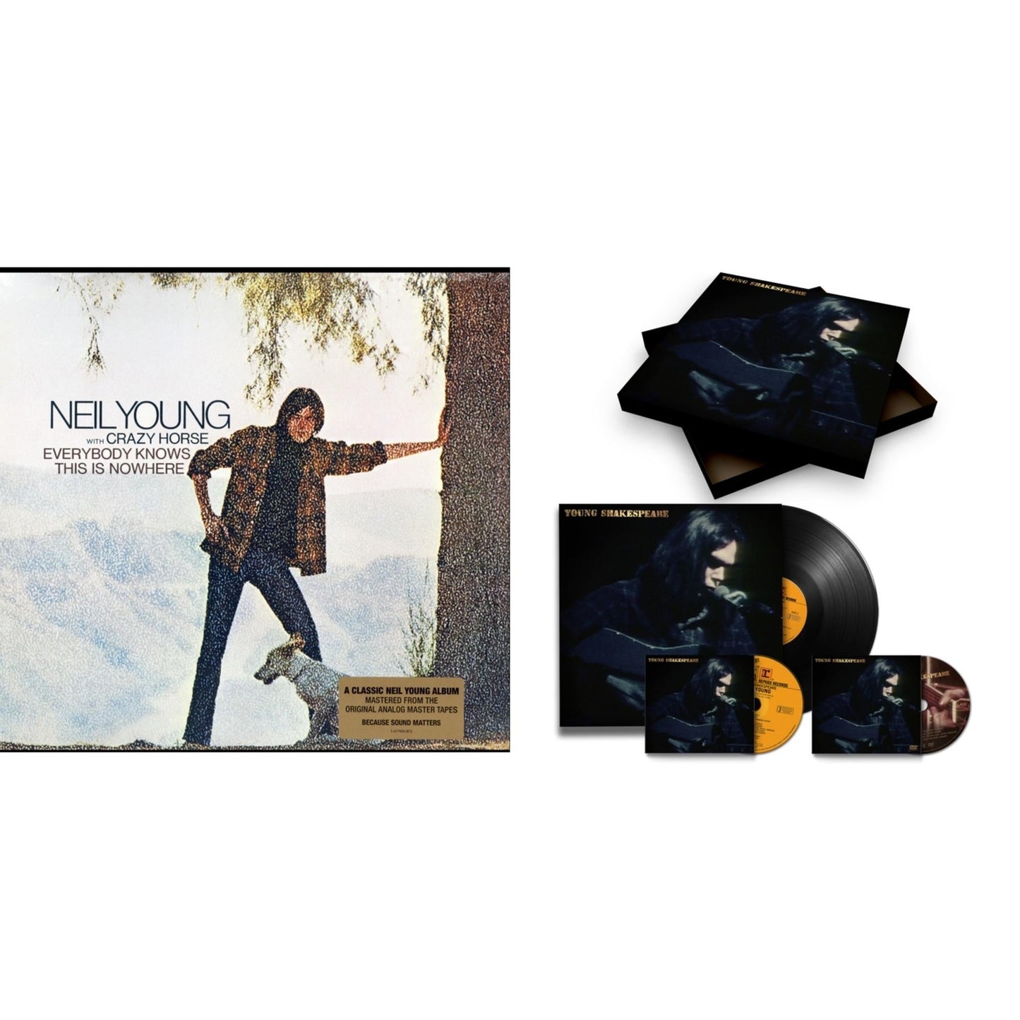 Neil Young - Young Shakespeare (Deluxe) & Everybody Knows This Is Nowhere - LP Vinyl Bundle