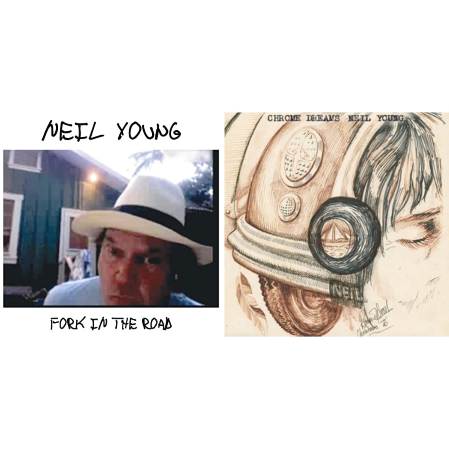 Neil Young - Chrome Dreams (2LP) & Fork In The Road (140G)