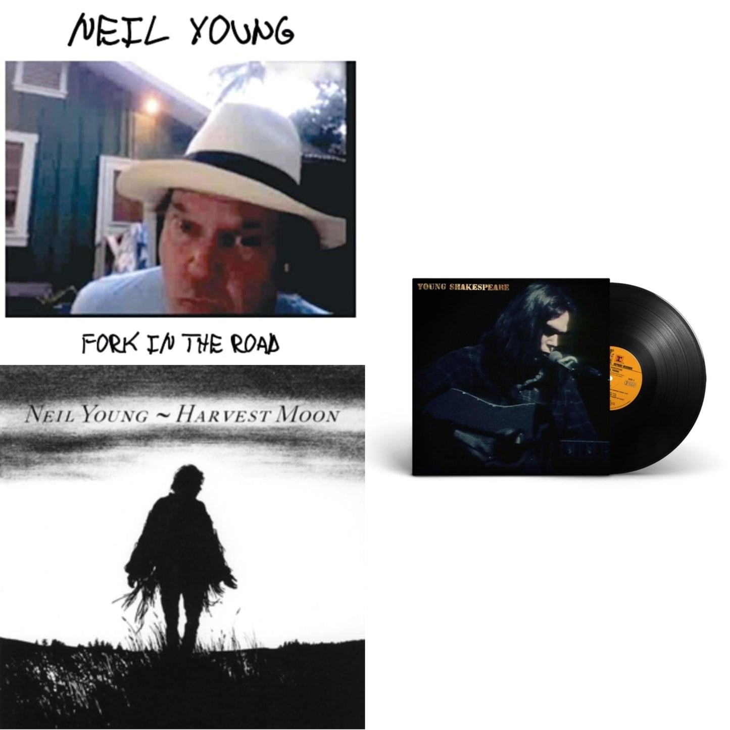 Neil Young - Young Shakespeare & Harvest Moon (2LP) & Fork In The Road (140G)