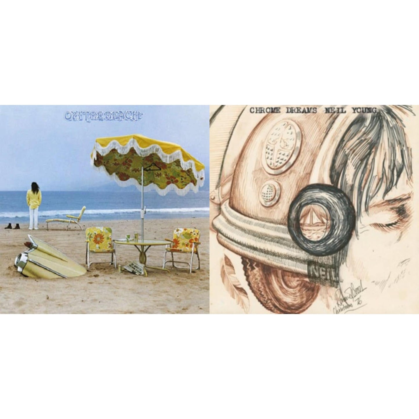 Neil Young - Chrome Dreams (2LP) & On The Beach