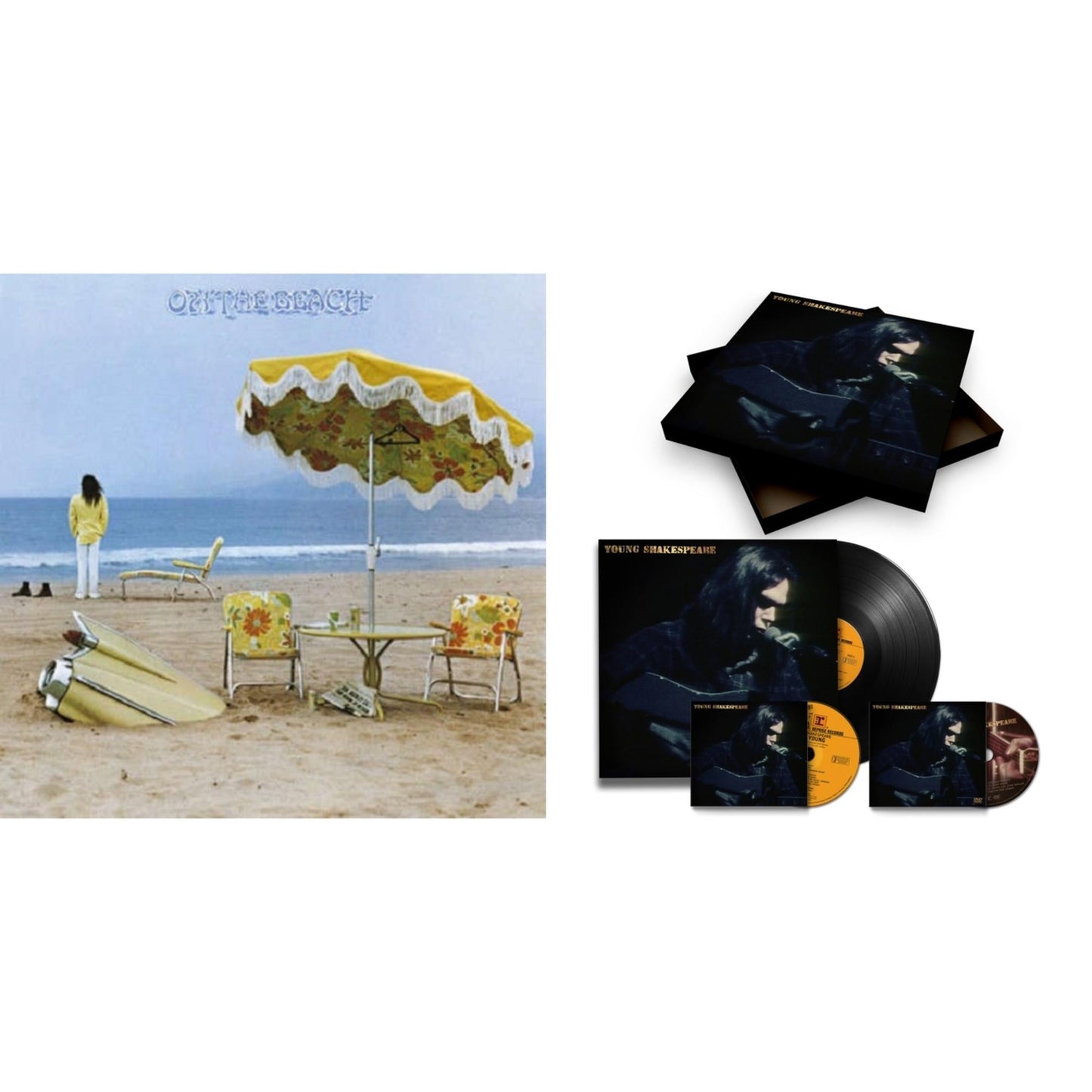Neil Young - Young Shakespeare (Deluxe) & On The Beach - LP Vinyl Bundle