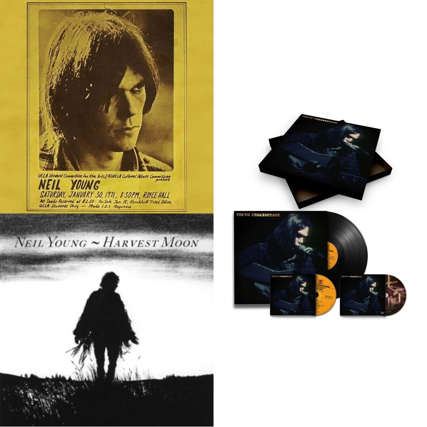 Neil Young - Royce Hall 1971 & Harvest Moon (2LP) & Young Shakespeare (Deluxe)