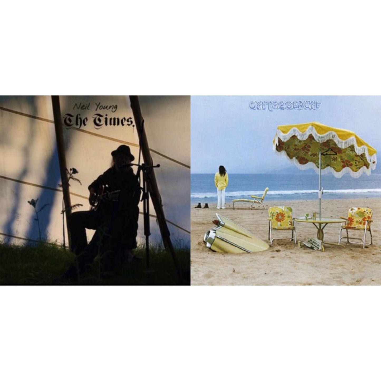 Neil Young - Times & On The Beach - LP Vinyl Bundle