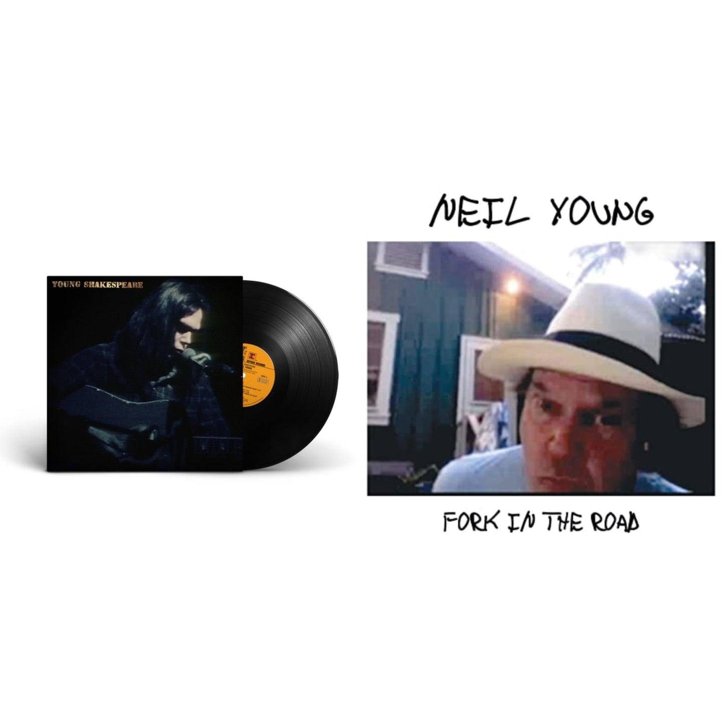 Neil Young - Young Shakespeare & Fork In The Road (140G) - LP Vinyl Bundle