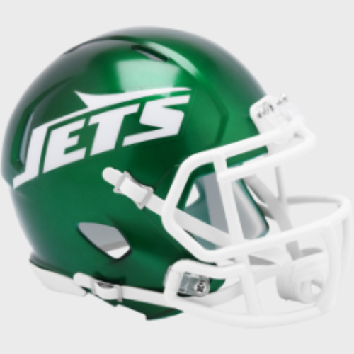 New York Jets NFL Mini Speed Football Helmet 2024 Primary - NFL