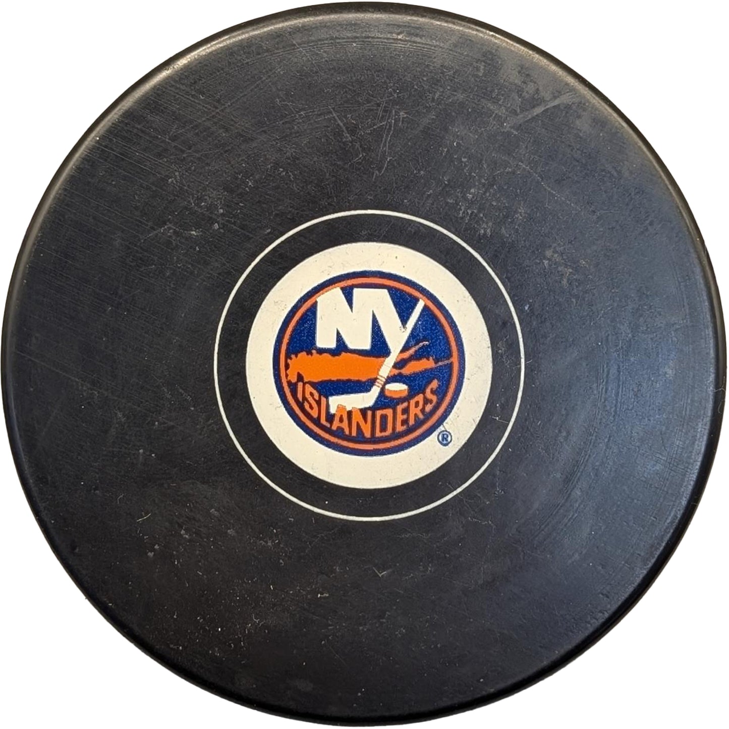New York Islanders Souvenir Hockey Puck NHL Officially Licensed InGlasCo