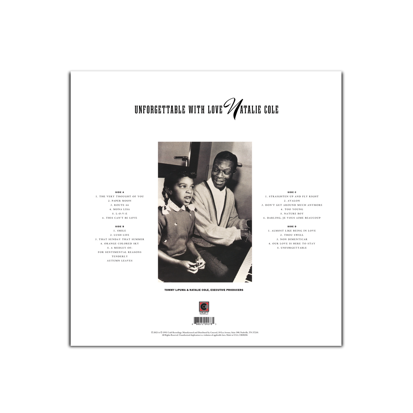 Unforgettable...With Love: 30th Anniversary Edition (180g 2-LP) Vinyl Record