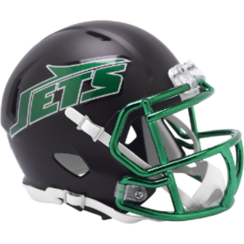 New York Jets Alternate On-Field Mini Speed Football Helmet New 2024 NFL
