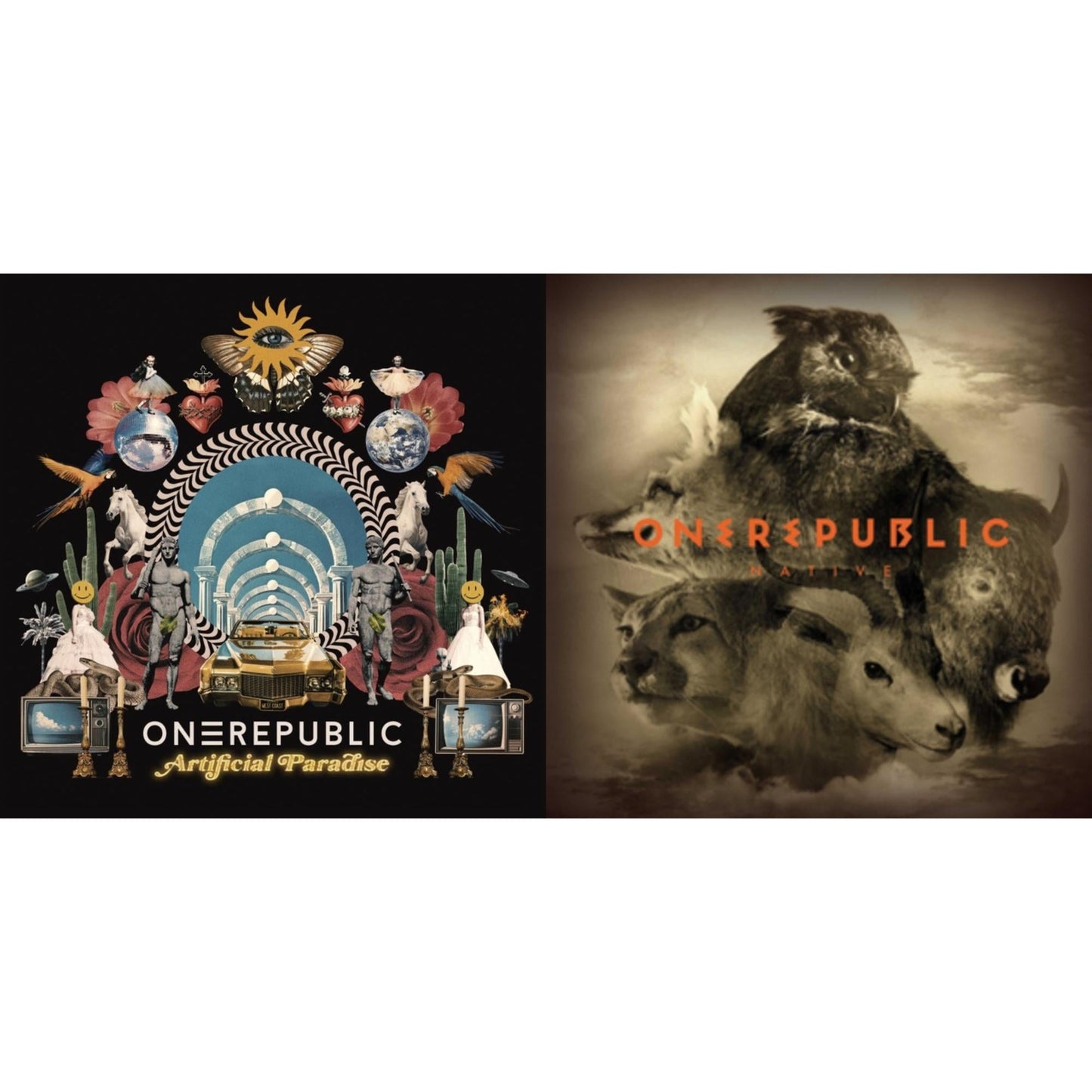 Onerepublic - Artificial Paradise (Gold LP Vinyl) & Native