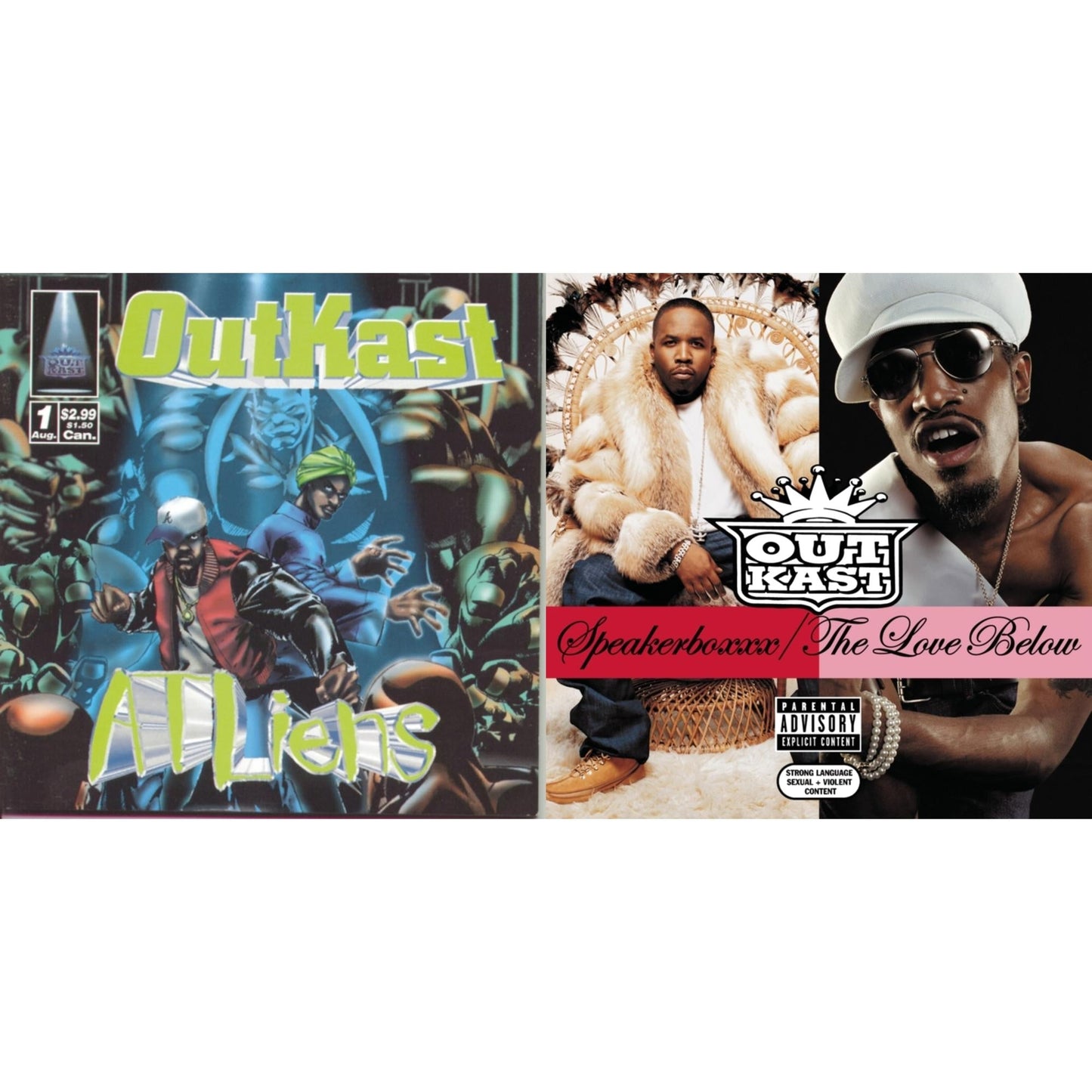 Outkast - Atliens & Speakerboxxx / Love Below - CD Bundle