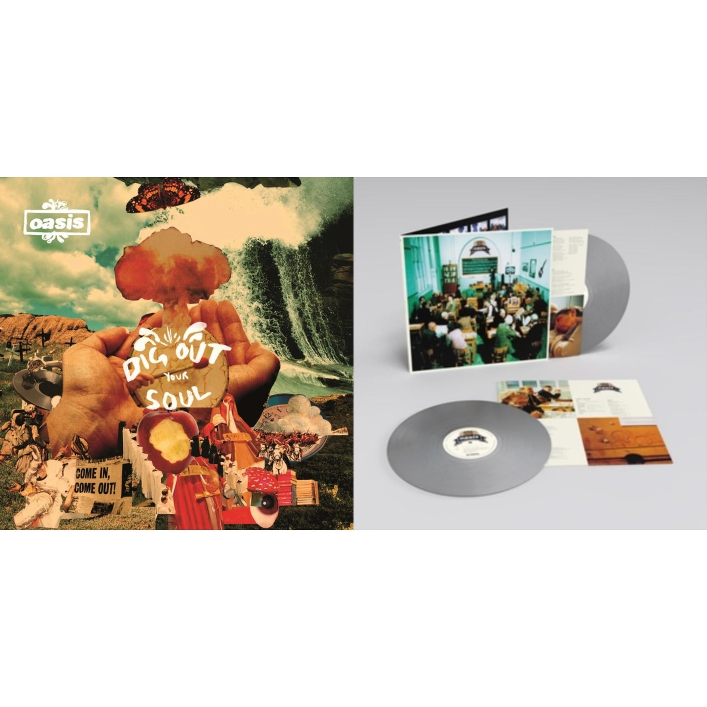 Oasis - Dig Out Your Soul (2LP) & Masterplan (Remastered Edition) (25Th Anniversary) (Silver Vinyl/2LP)