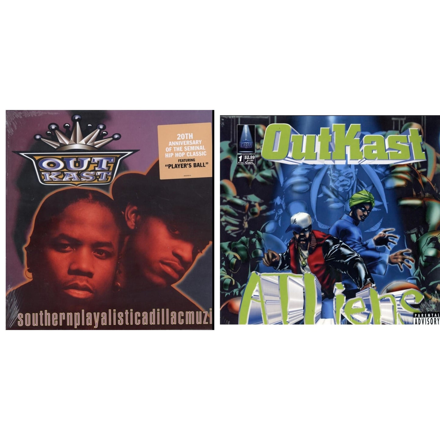 Outkast - Atliens & Southernplayalisticadillacmuzik - LP Vinyl Bundle