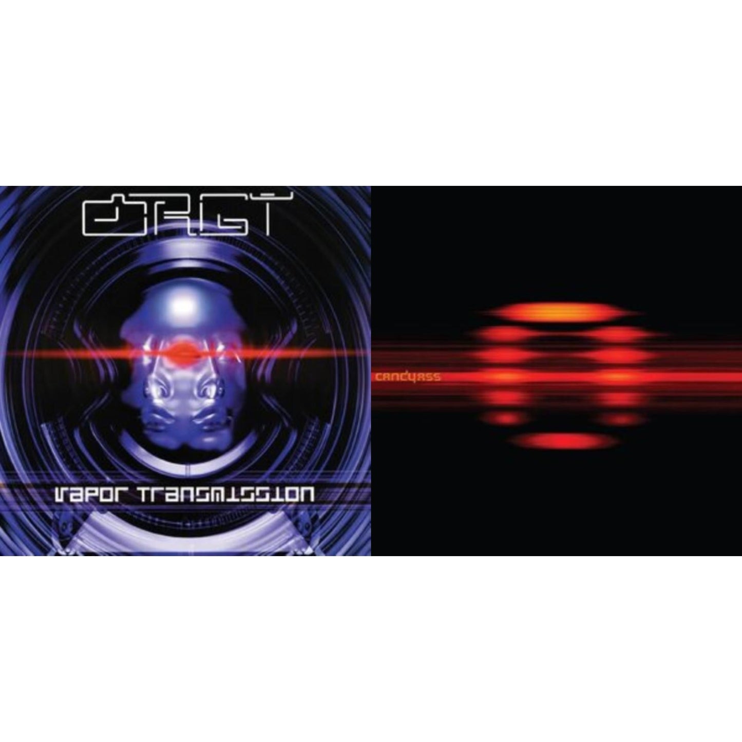 Orgy - Candyass (Remastered/Clear With Red & Yellow Swirl LP Vinyl) & Vapor Transmission (Remastered/Red & Yellow Plasma LP Vinyl)