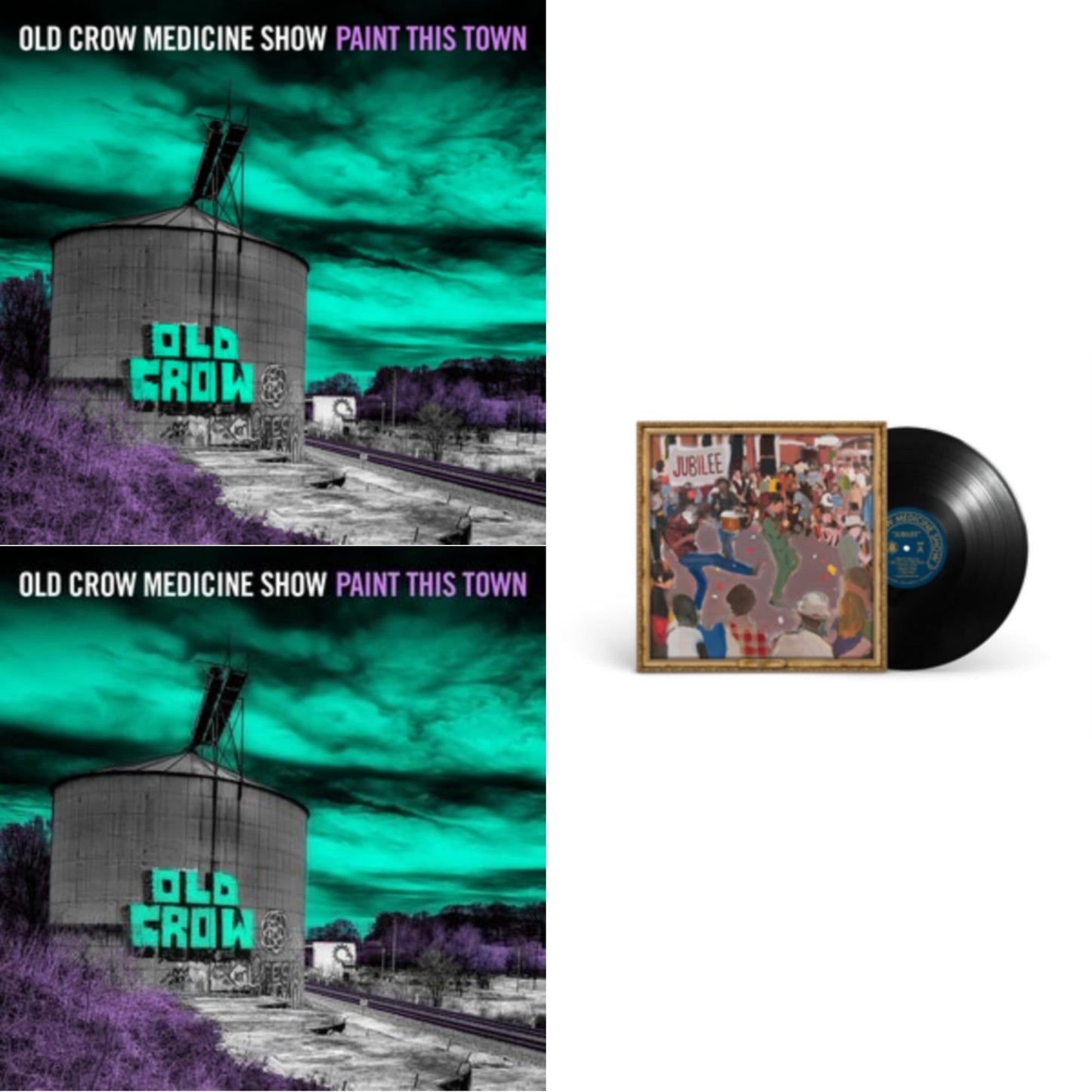 Old Crow Medicine Show - Paint This Town & Paint This Town (Random Jacket Clear LP Vinyl) & Jubilee