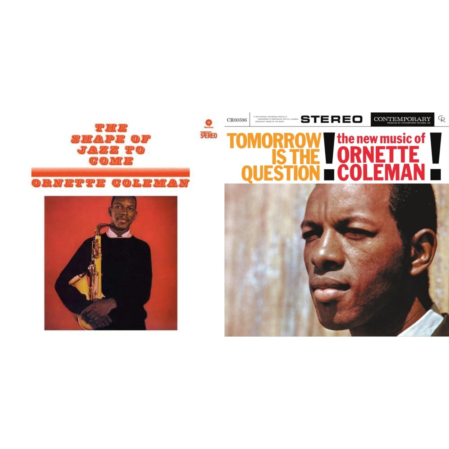 Ornette Coleman - Shape Of The Jazz To Come & Tomorrow Is The Question! - LP Vinyl Bundle