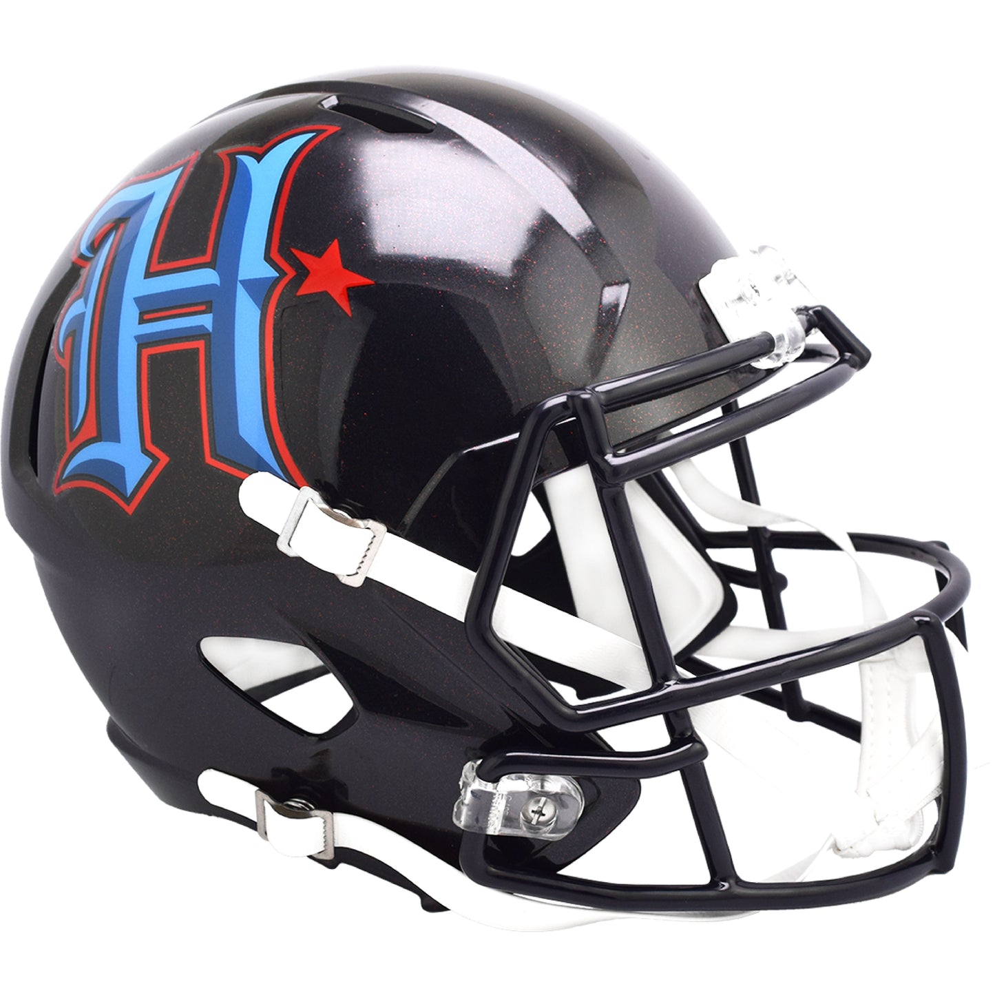 HOUSTON TEXANS Riddell 2024 On-Field Alternate #2 Speed Replica F/S Football Helmet