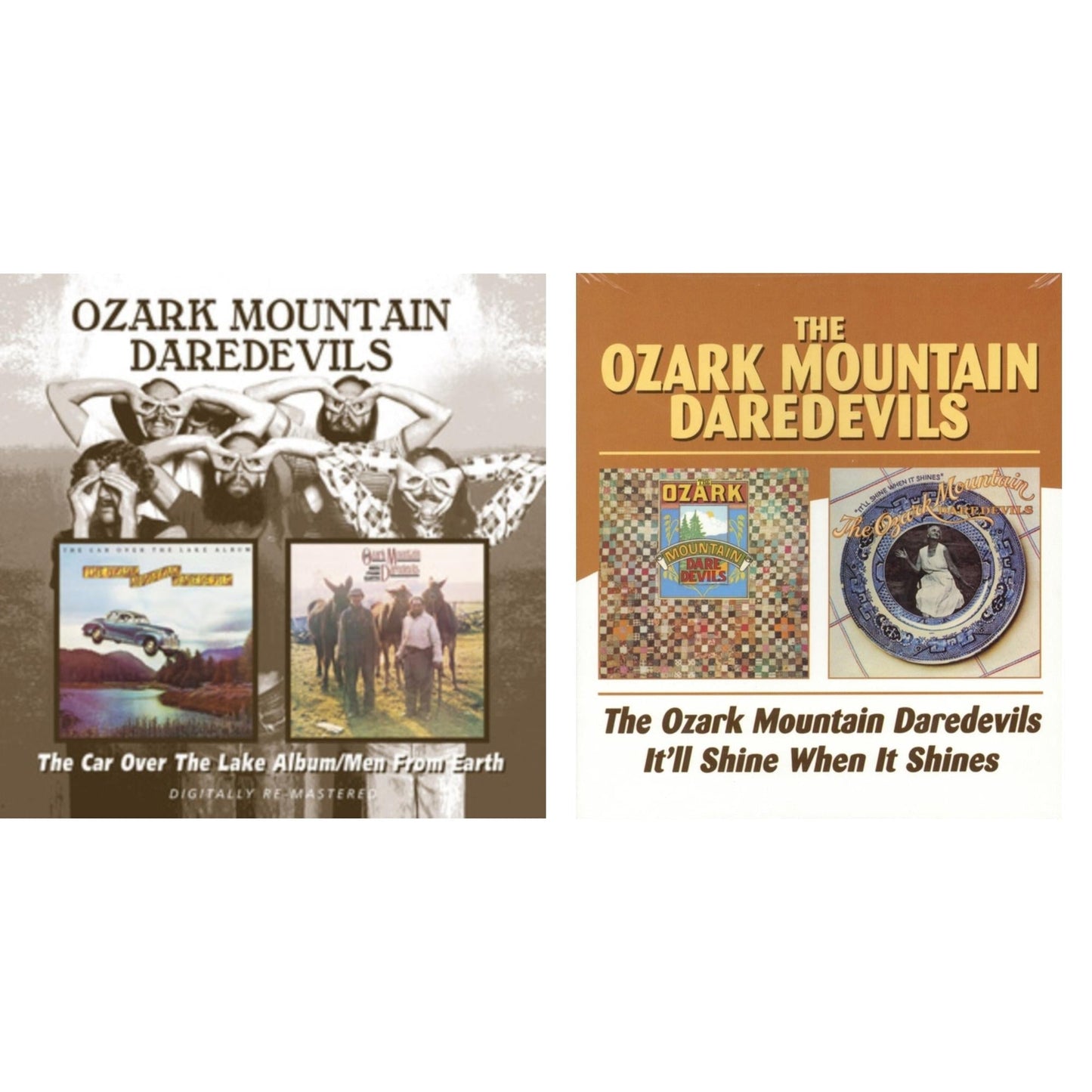 Ozark Mountain Daredevils - Ozark Mountain Daredevils / It'll Shine When It Shines (Remastered) & Car Over The Lake Album / Men From Earth (Remastered) - CD Bundle