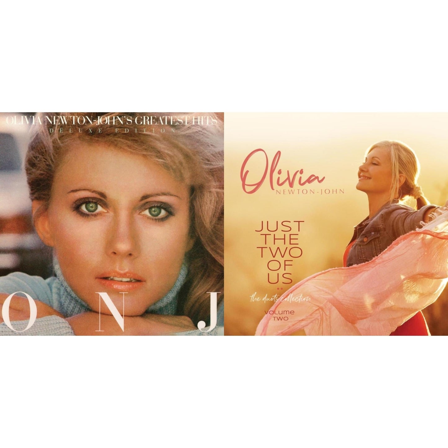 Olivia Newton-John - Olivia Newton-John's Greatest Hits (Deluxe Edition/2LP) & Just The Two Of Us: The Duets Collection (Volume 2)