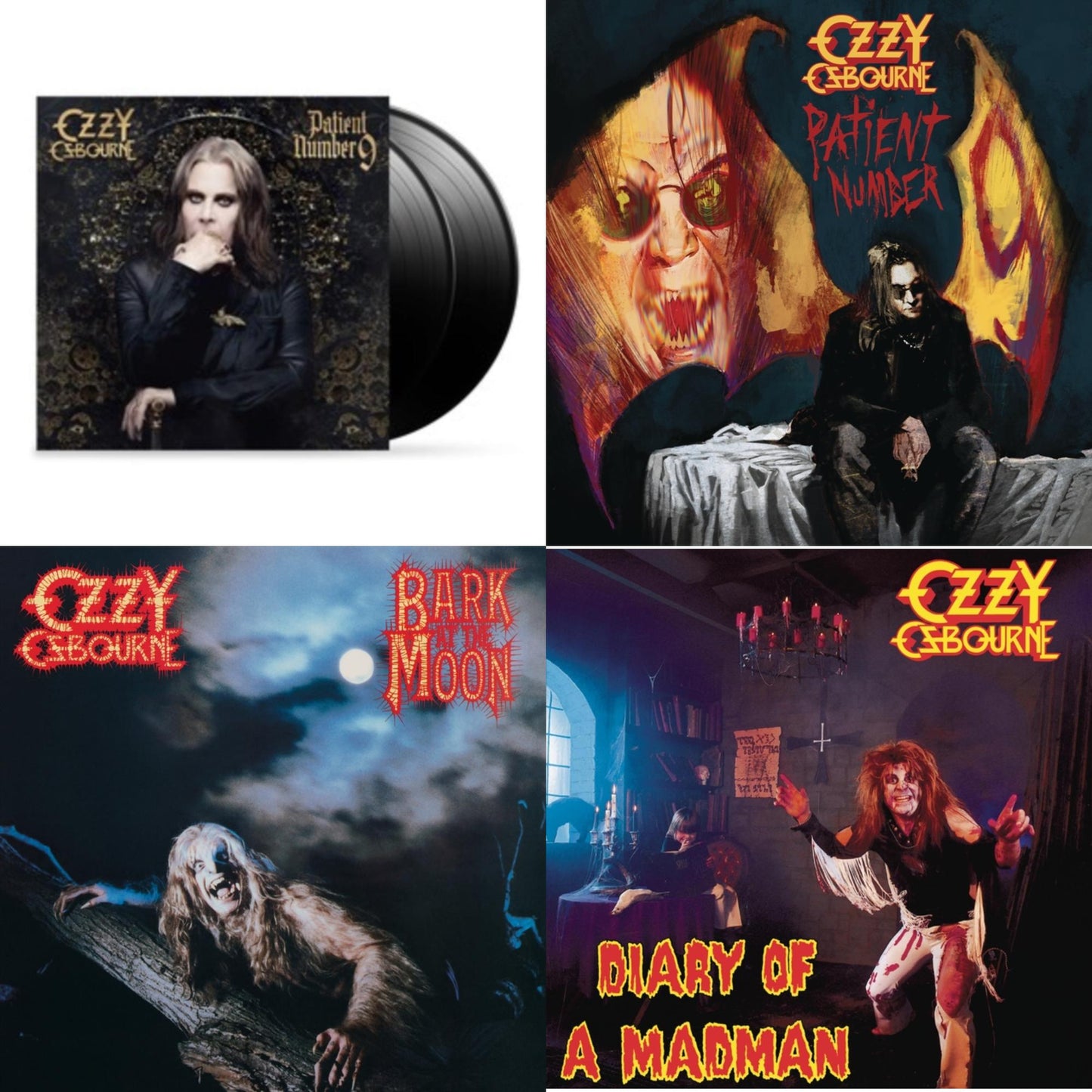 Ozzy Osbourne - Patient Number 9 & Patient #9 (2LP/Alternative Todd Mcarlane Cover/Comic Book & Bark At The Moon & Diary Of A Madman (180G)