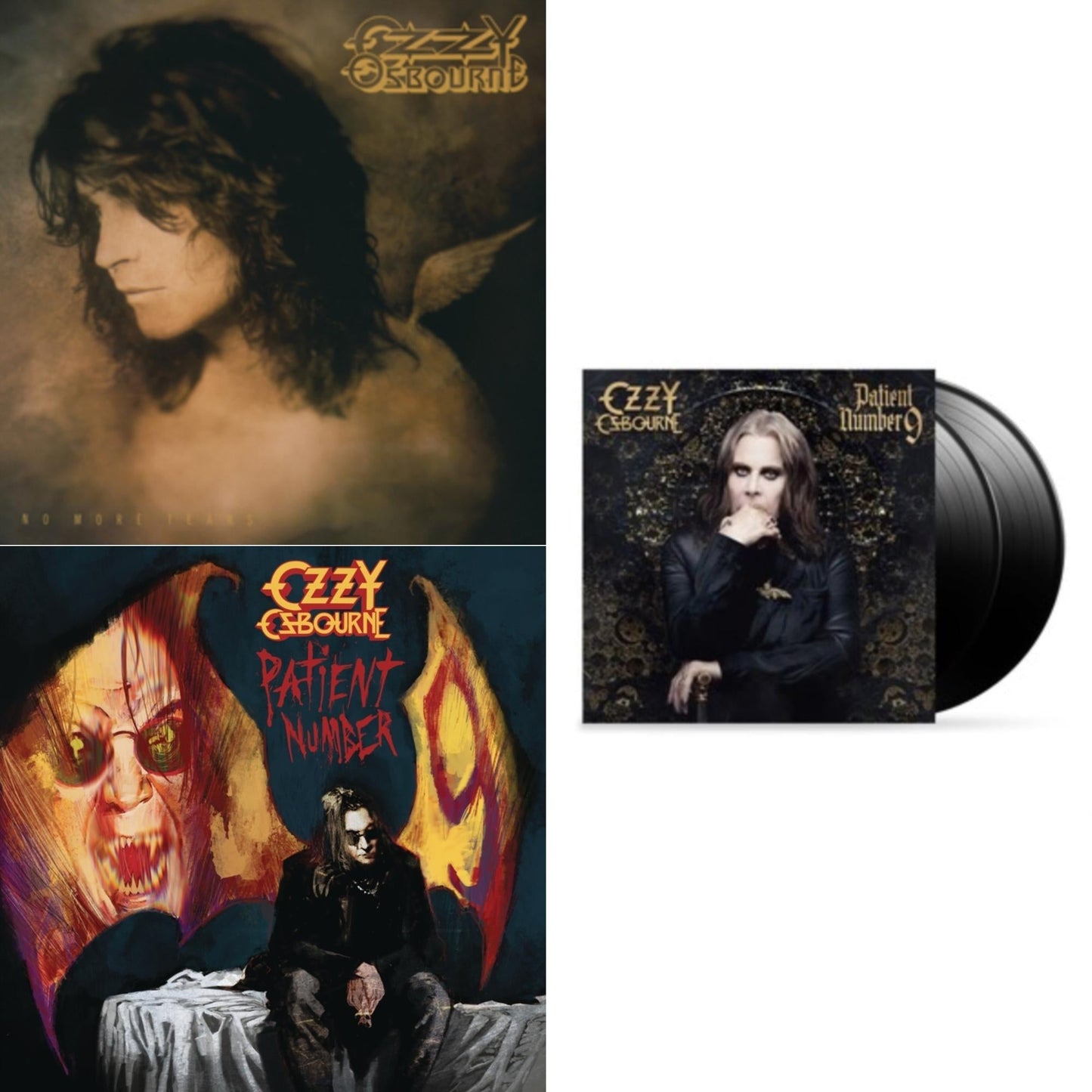 Ozzy Osbourne - No More Tears (2LP) & Patient Number 9 & Patient #9 (2LP/Alternative Todd Mcarlane Cover/Comic Book