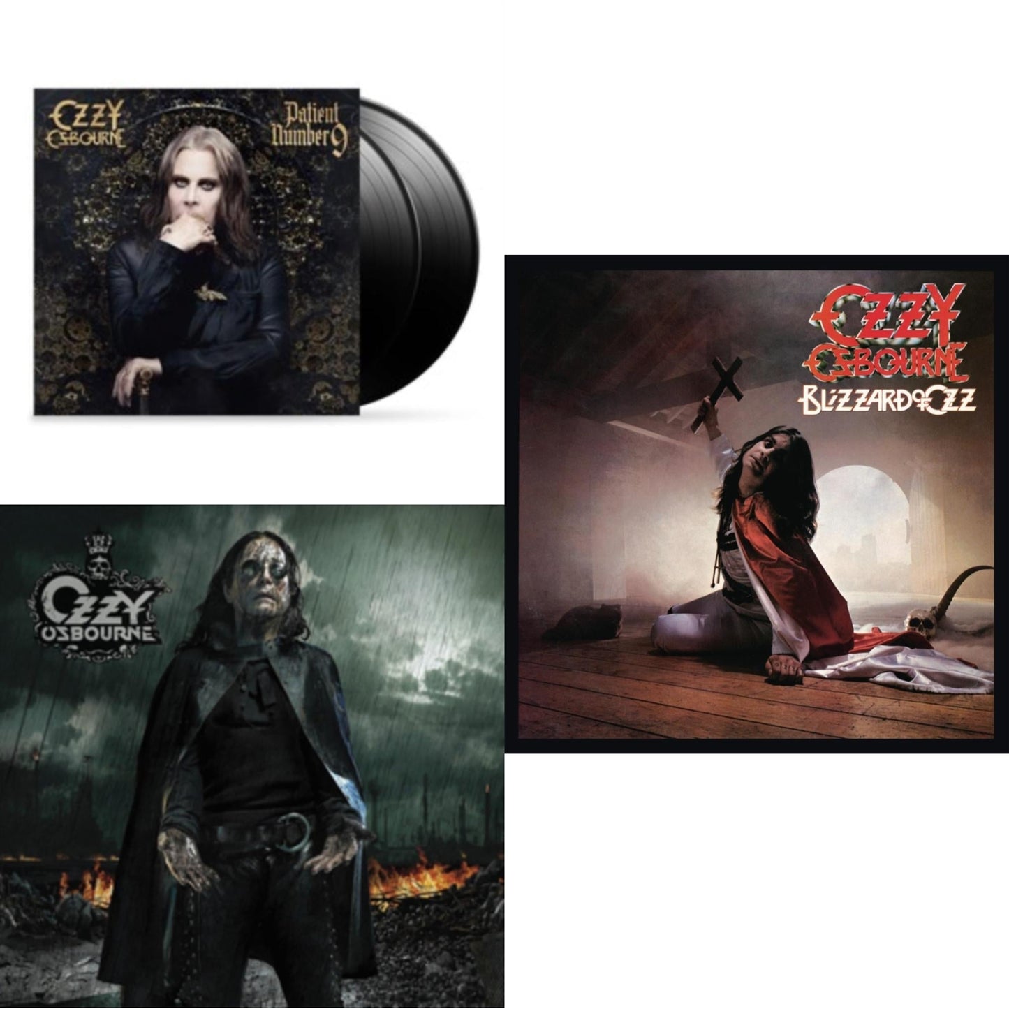 Ozzy Osbourne - Patient Number 9 & Black Rain (2LP) & Blizzard Of Ozz (180G/30Th Anniversary Legacy Edition)