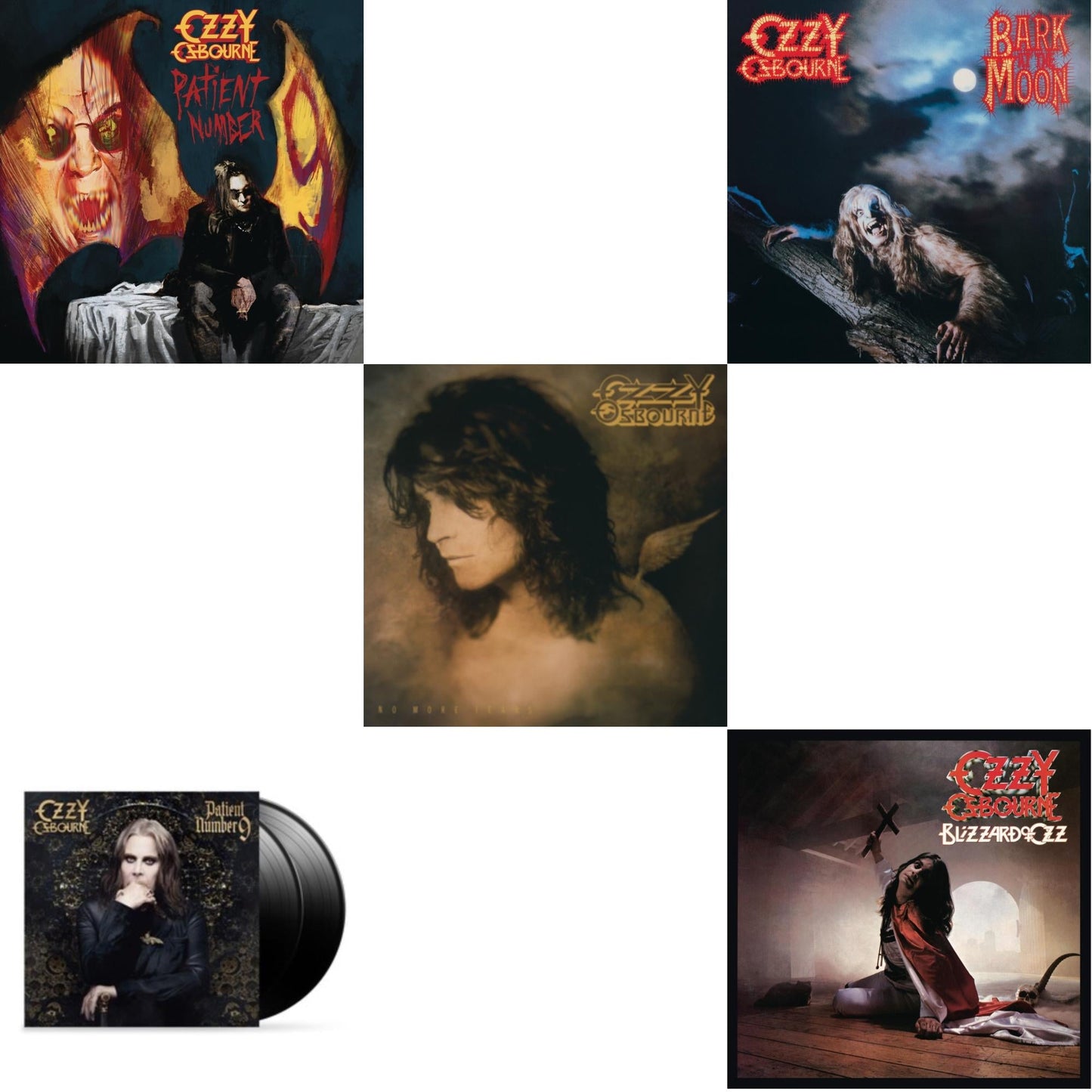 Ozzy Osbourne - Patient #9 (2LP/Alternative Todd Mcarlane Cover/Comic Book & Patient Number 9 & No More Tears (2LP) & Bark At The Moon & Blizzard Of Ozz (180G/30Th Anniversary Legacy Edition)
