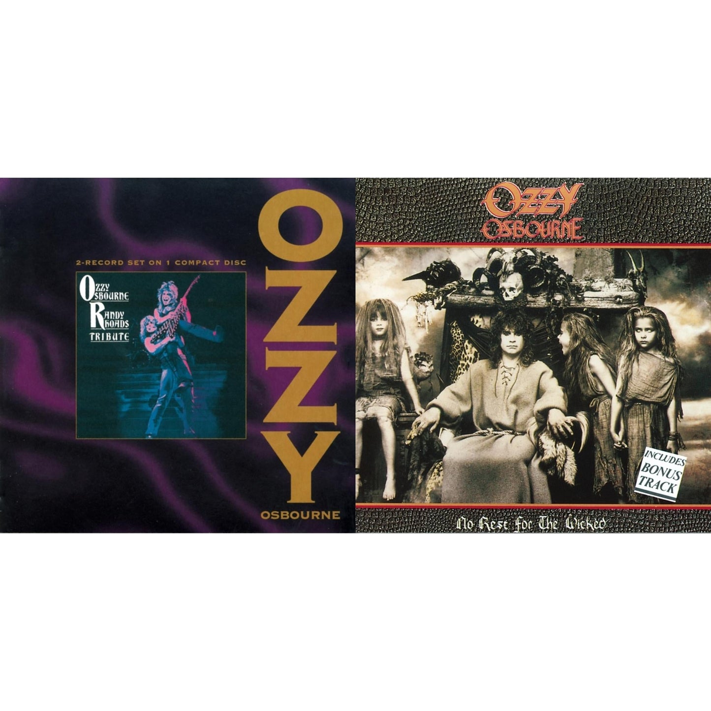 Ozzy Osbourne - No Rest For The Wicked & Tribute - CD Bundle