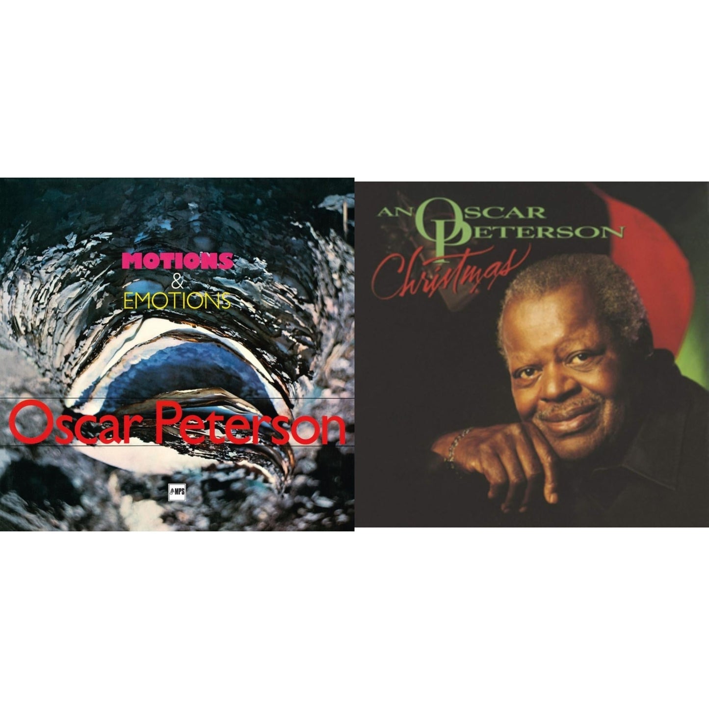 Oscar Peterson - Motions & Emotions (Limited Edition/Numbered/Blue LP Vinyl) & Oscar Peterson Christmas