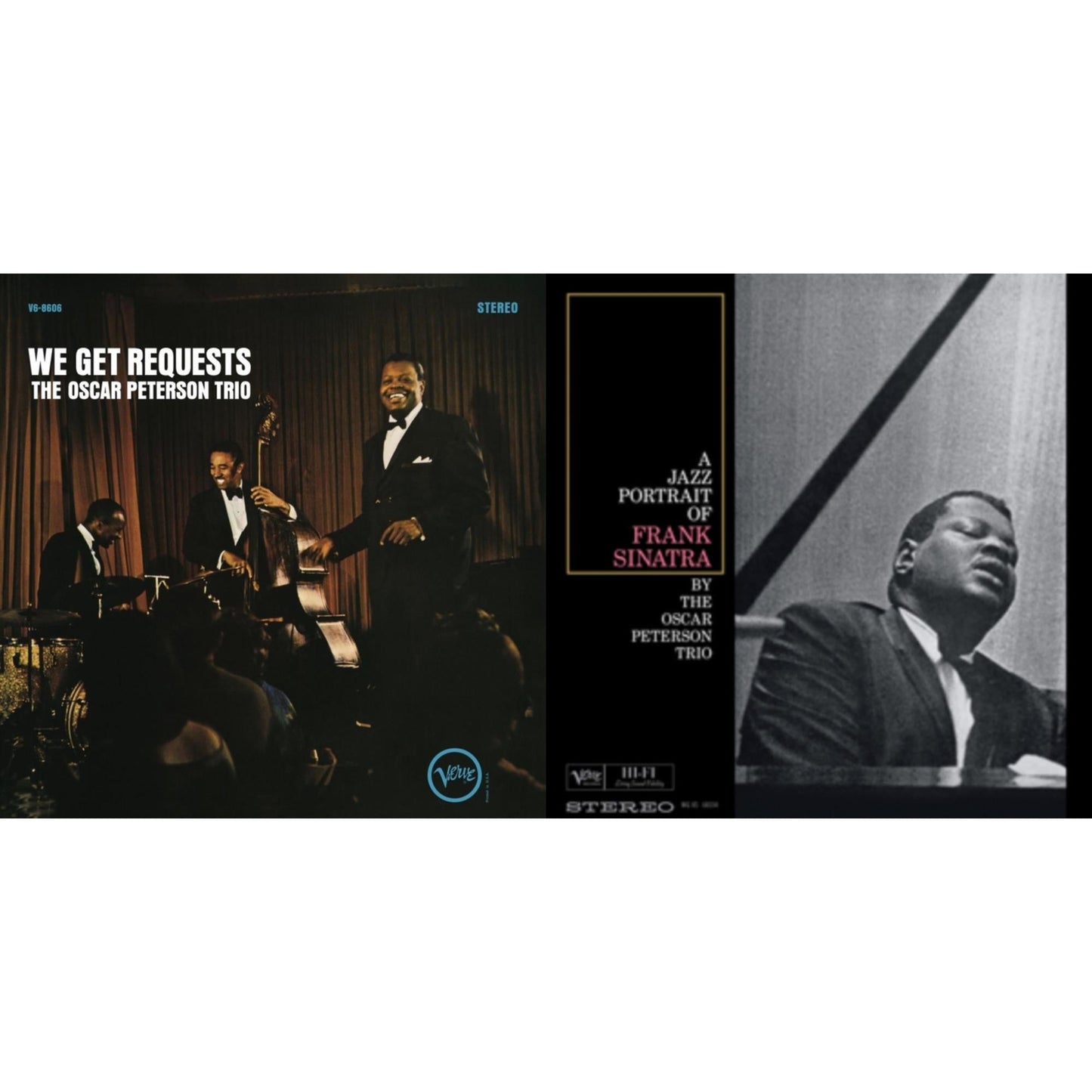 Oscar Trio Peterson - We Get Requests (Verve Acoustic Sounds Series) & Jazz Portrait Of Frank Sinatra (Verve By Request Series) - LP Vinyl Bundle