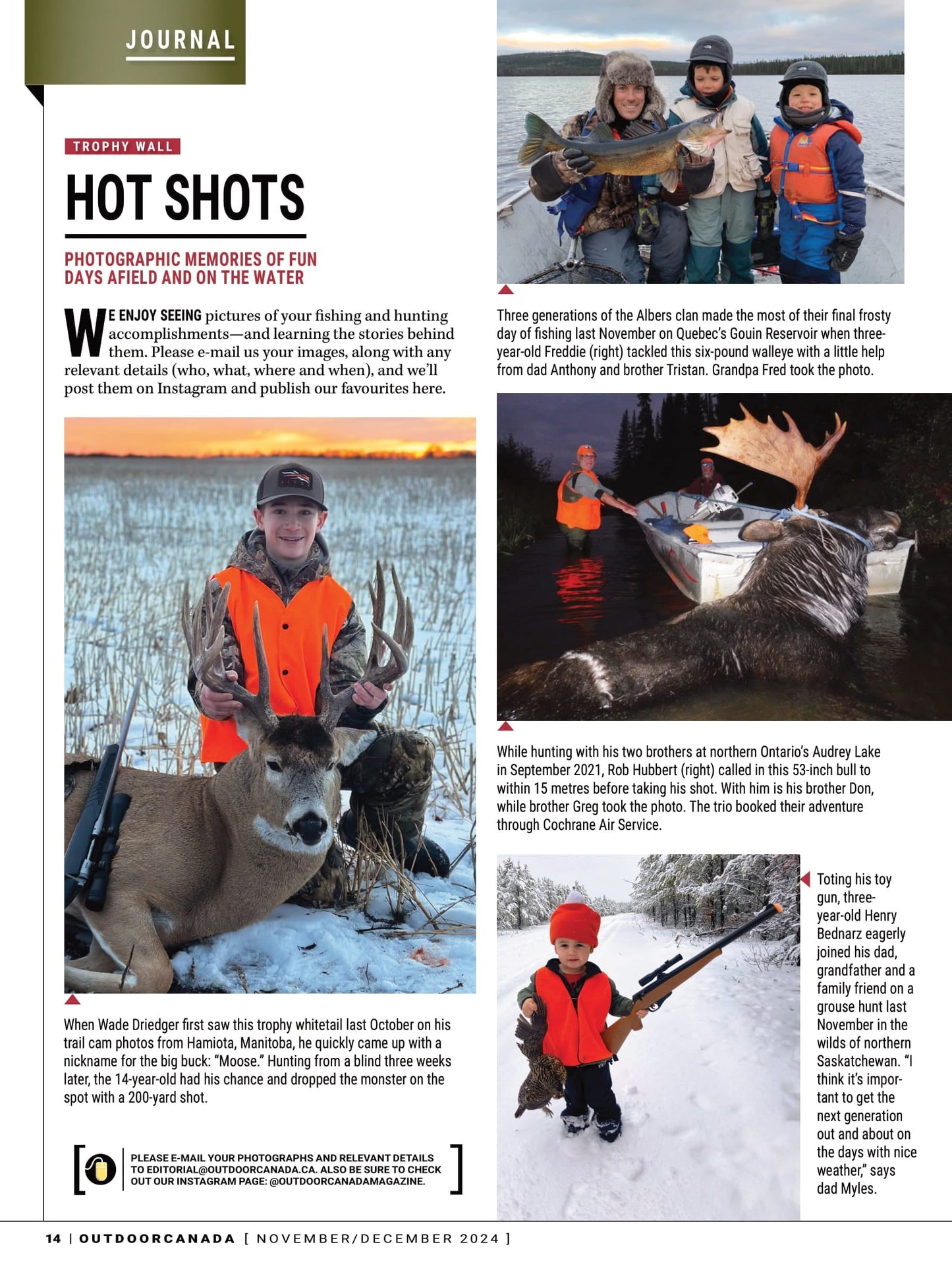 Outdoor Canada – Fall 2024: Crown Land Hunting Guide, Top Techniques For End-Of-Season Lunkers, How To Hunt With E-Bikes, When To Call The Shots Moose & Deers, 6 Walleye Trolling Tricks & More!