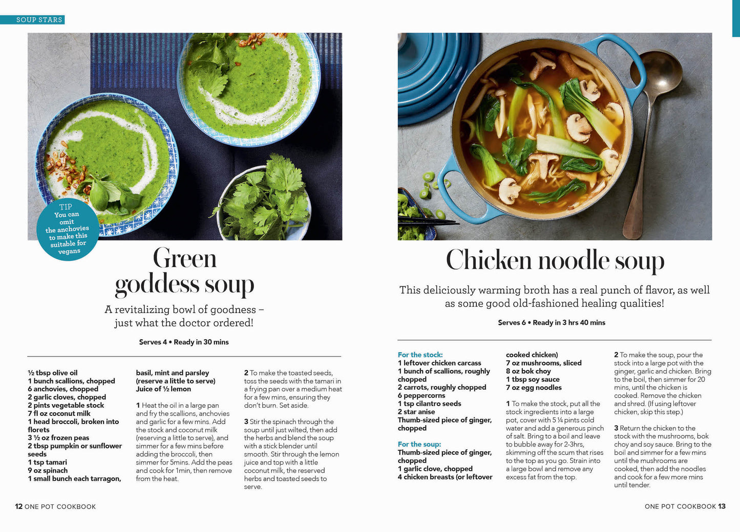 One Pot Cookbook - Hearty & Healthy: 46 Recipes, Easy & Nutritious Comfort Food, Crock-Pot, Soups, Stews, Family Meals, Superfood Packed, Batch-Cook Dish, Minimal Clean-Up & Save Money! (Digest Size)