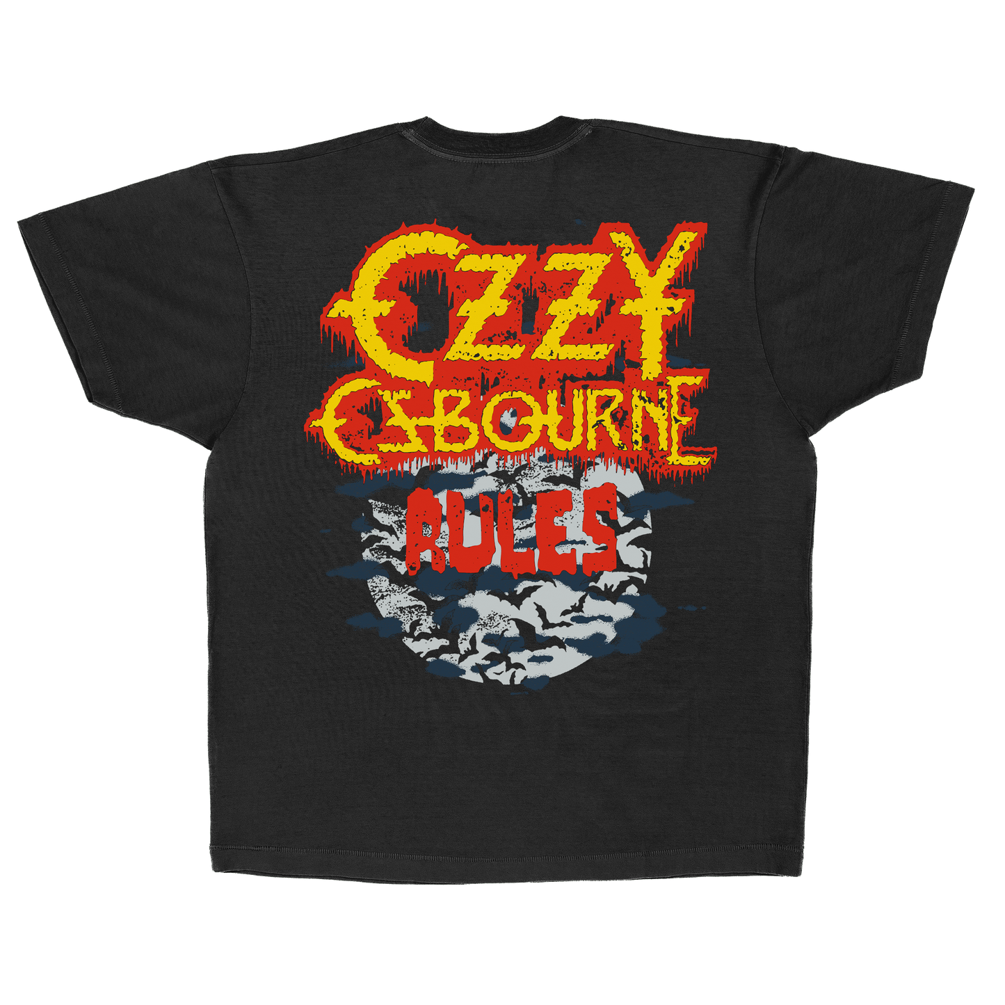 Ozzy Osbourne Blue Demon Mens T Shirt Black Officially Licensed