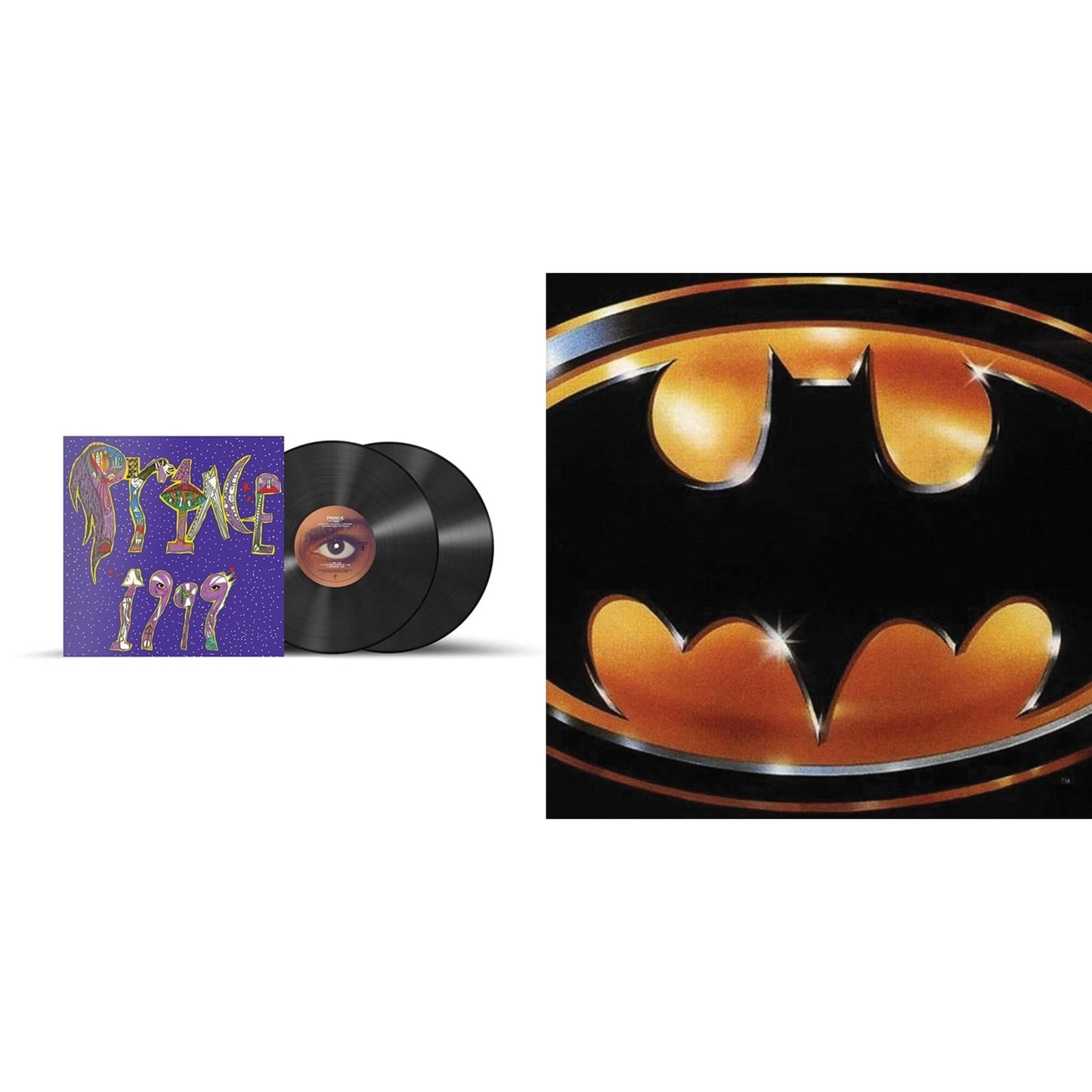 Prince - 1999 (X) & Batman Ost - LP Vinyl Bundle