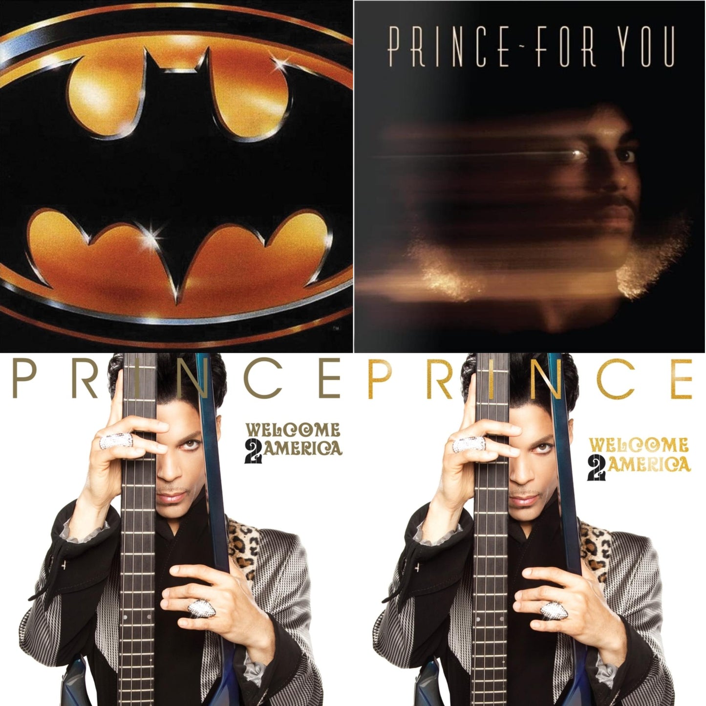 Prince - Batman Ost & For You & Welcome 2 America (Deluxe/2LP/CD/Blu-Ray) & Welcome 2 America (2LP)