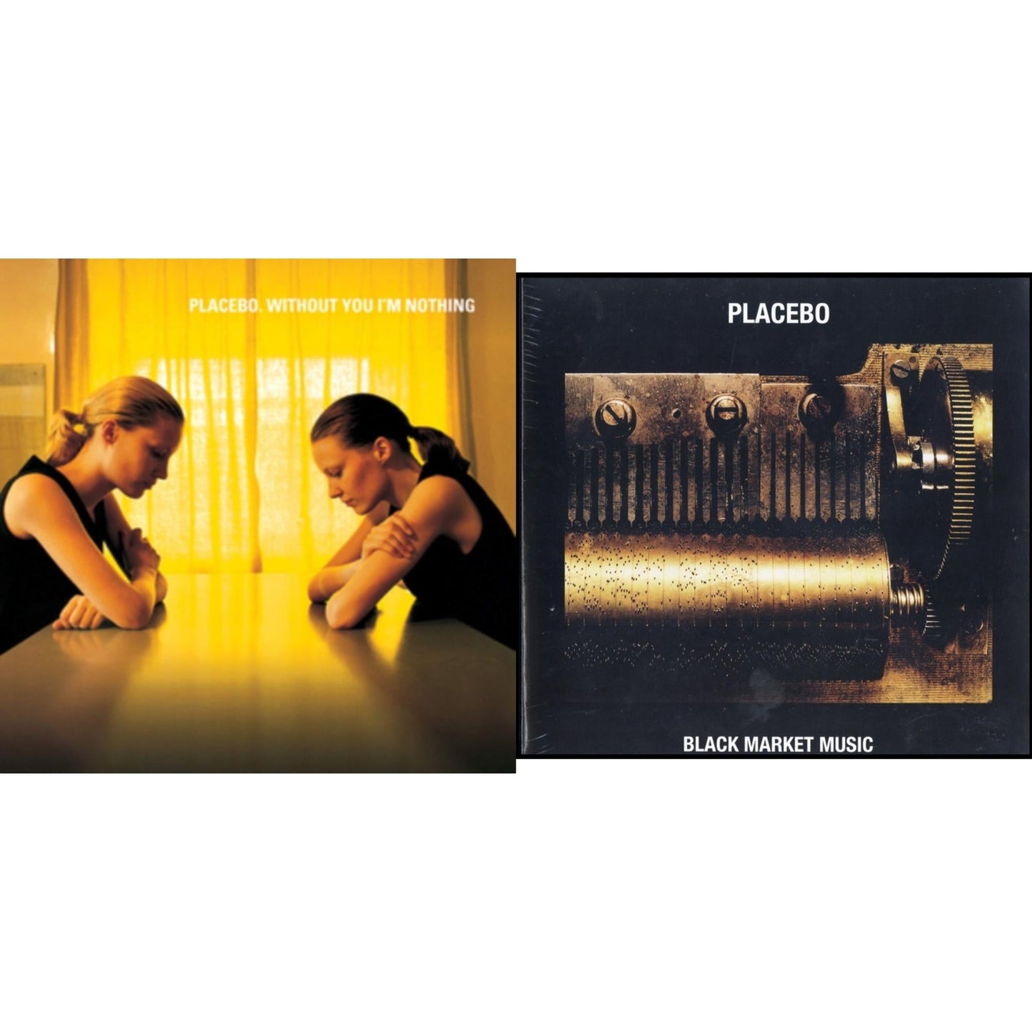 Placebo - Without You I'm Nothing & Black Market Music - LP Vinyl Bundle